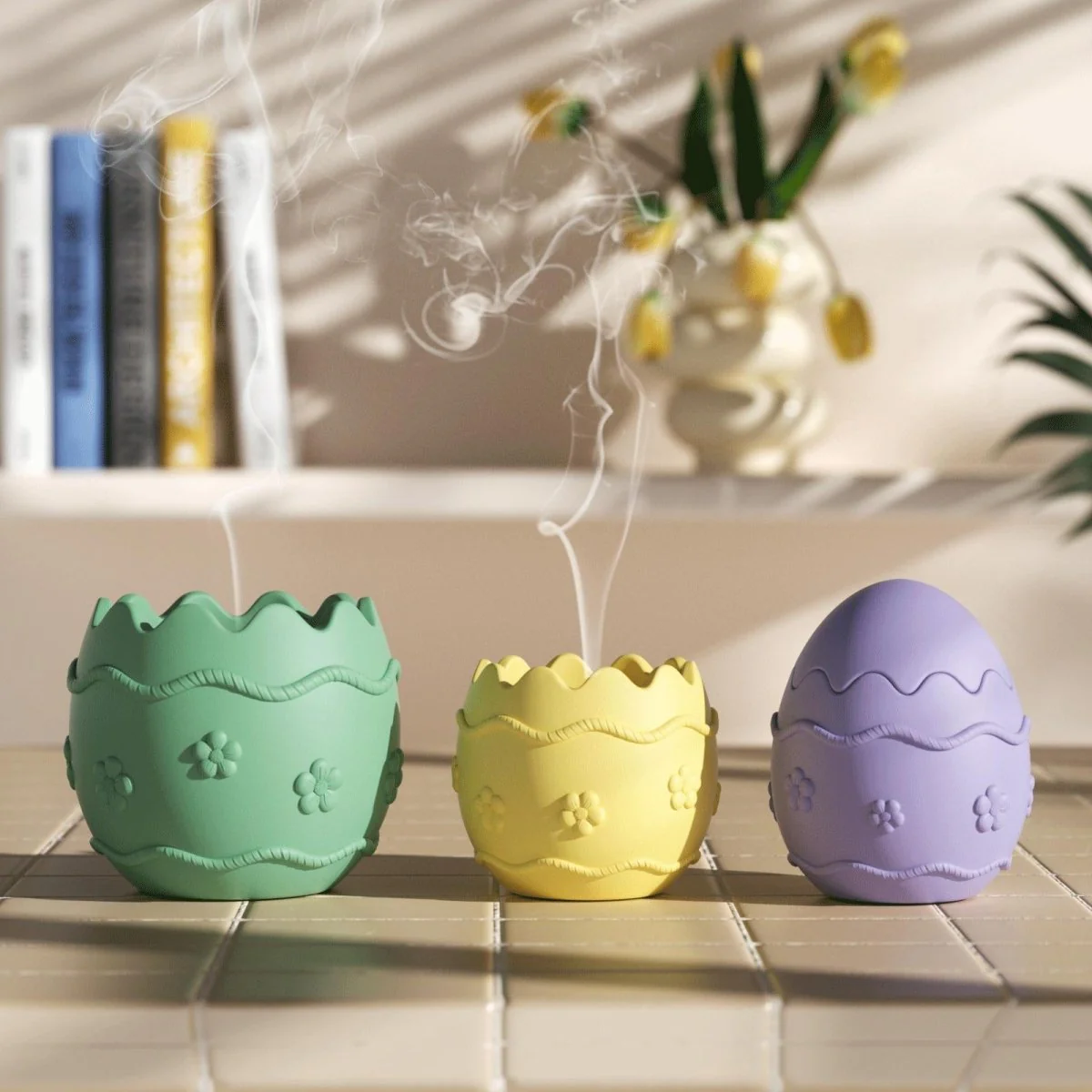 Blooming Bunny-Topped Easter Egg Candle Jar Silicone Mold Collection - Image 8