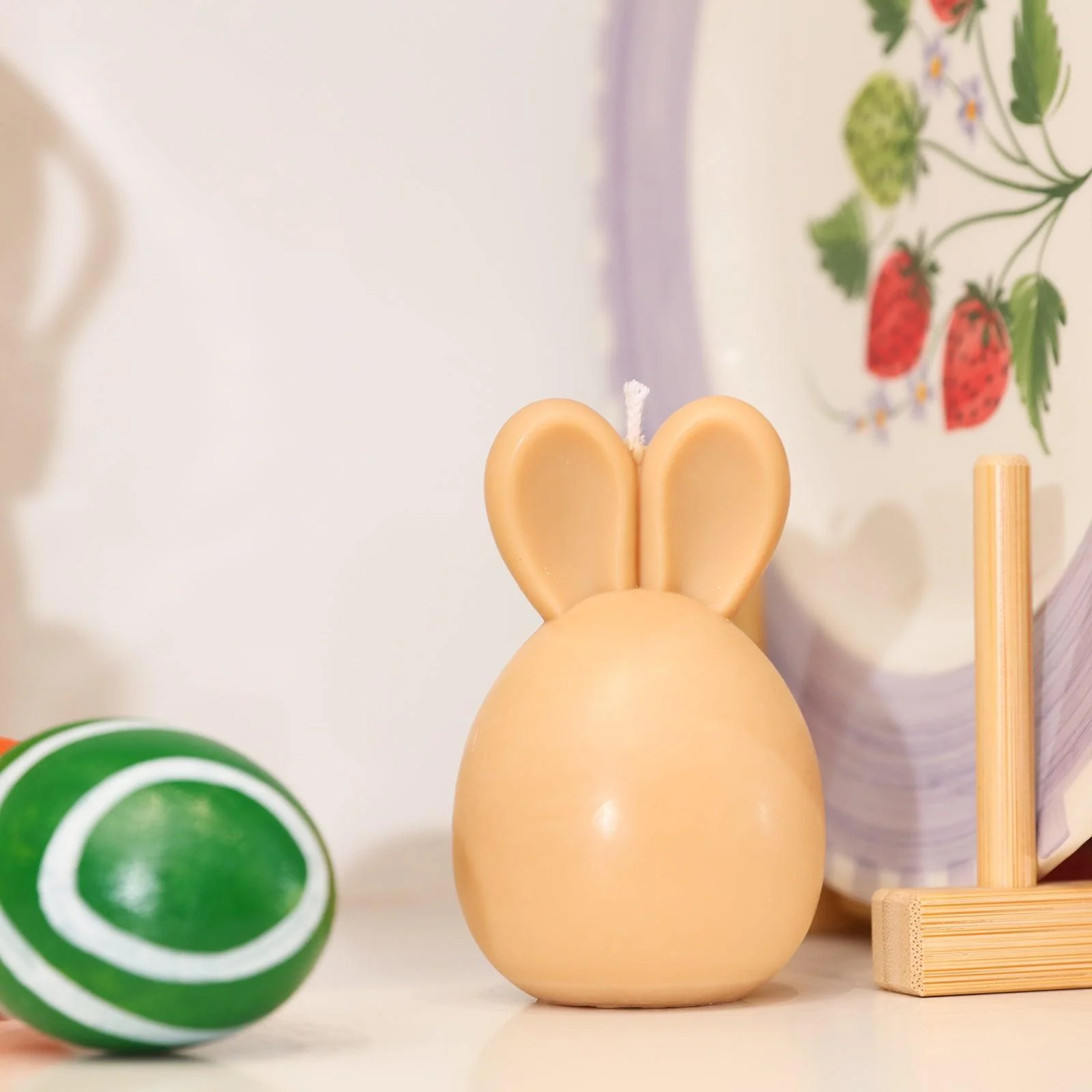 Hoppy Bunny- Eared Easter Egg Candle Silicone Mold - Image 4
