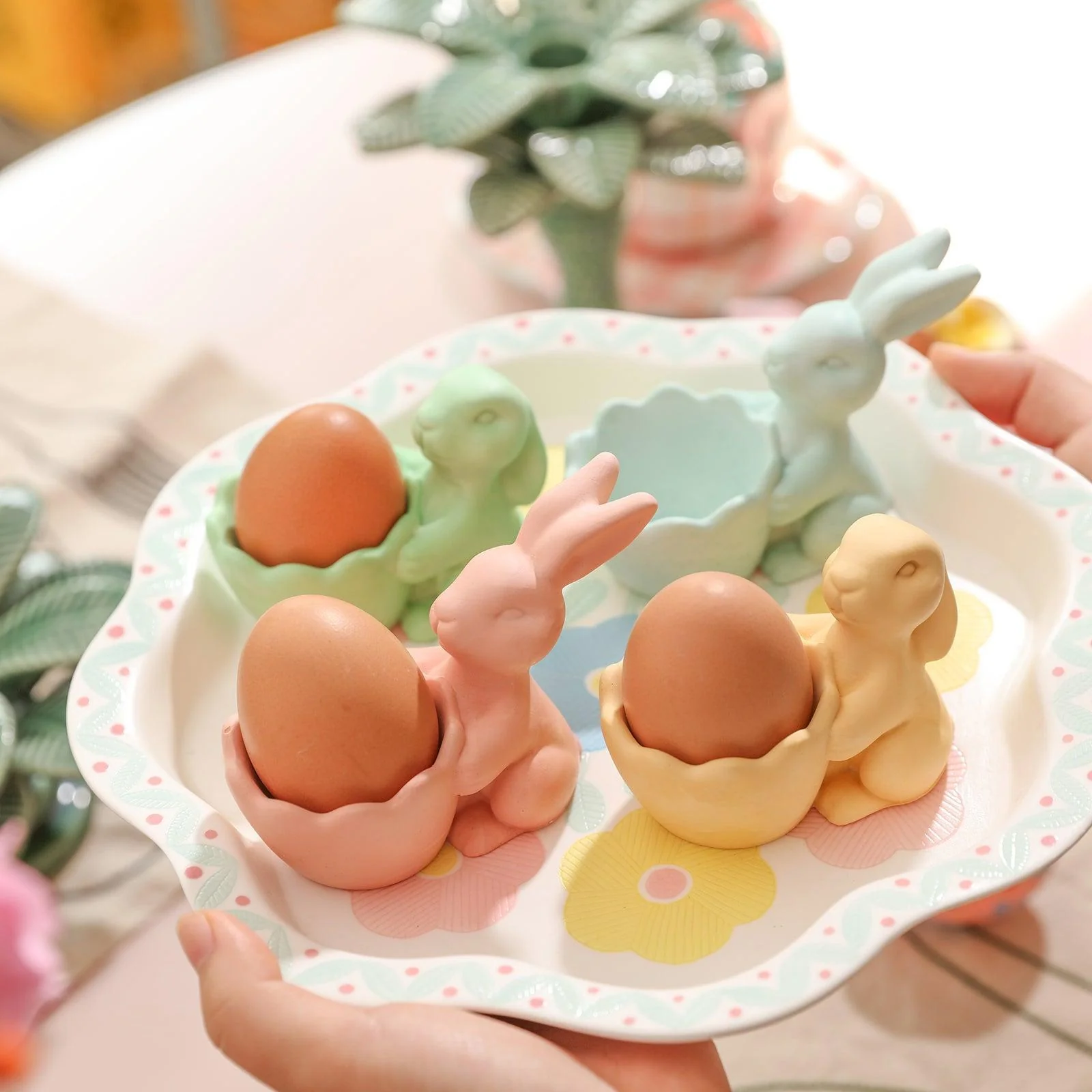Easter Egg cup with Bunny Silicone Mold - Image 9