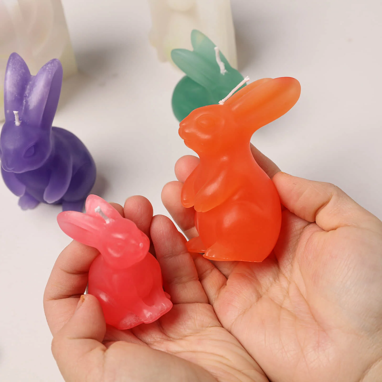 Bunny Buddy Candle Silicone Mold - Image 2