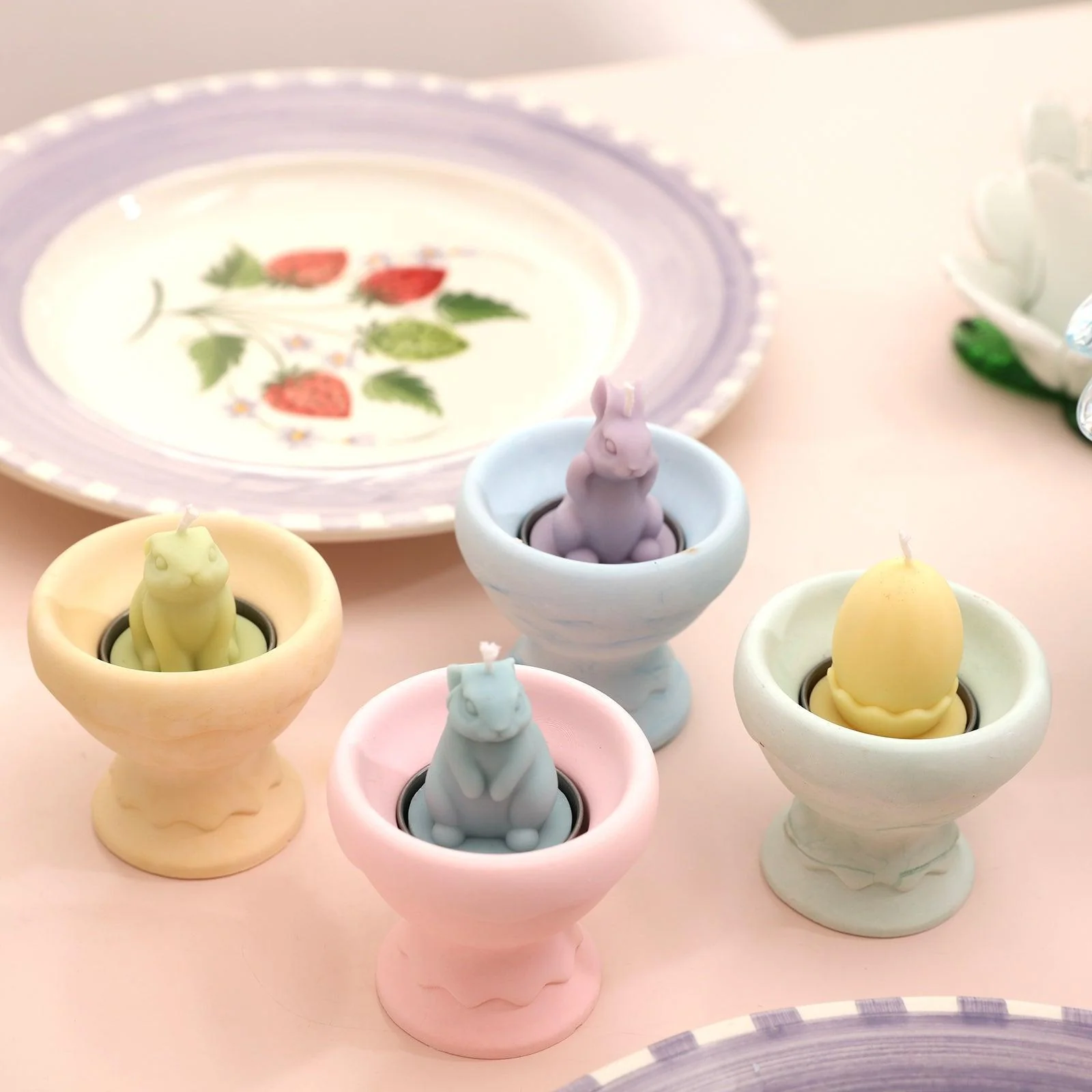 Easter Bunny Tealight Candle Silicone Mold - Image 9