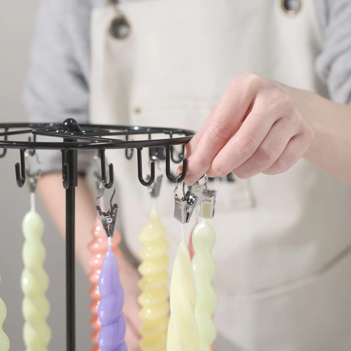 Easy-Assembly Candle Drying Rack - Image 3