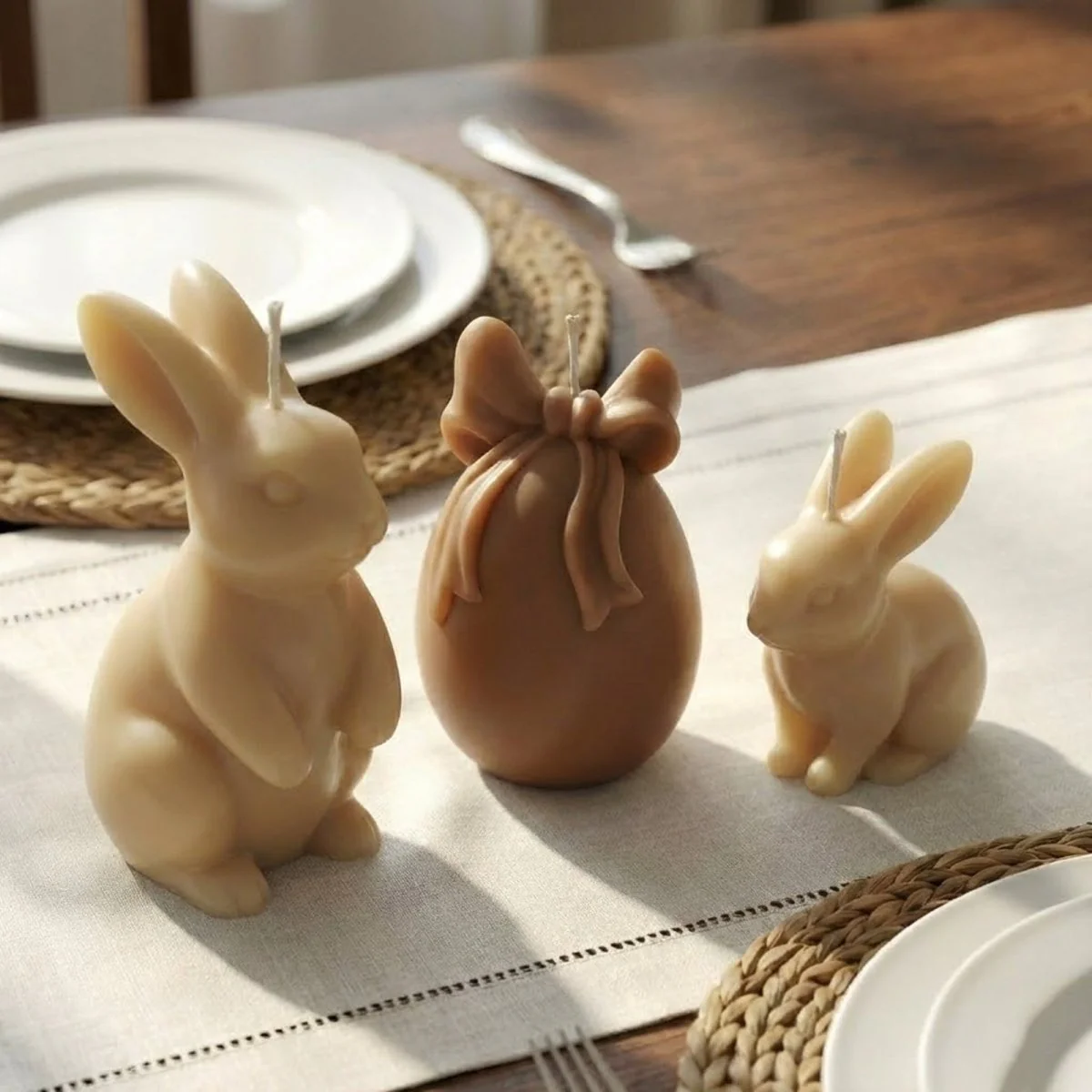 The Bunny Egg Parade Candle Silicone Mold Collection - Image 8