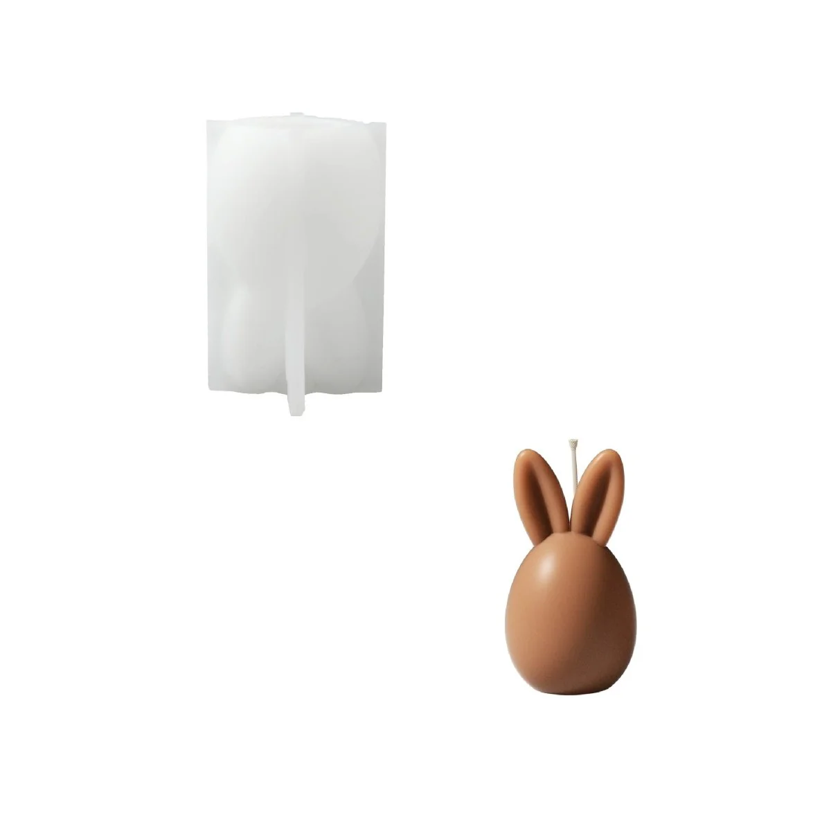 The Bunny Egg Parade Candle Silicone Mold Collection - Image 9
