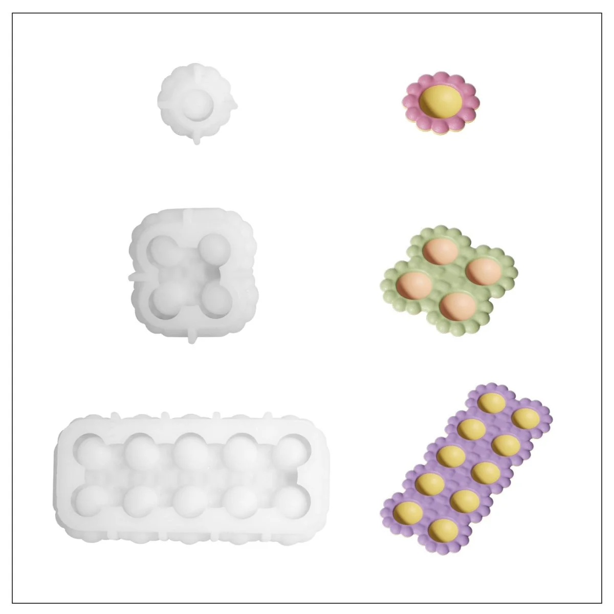 Egg Bubbly Bloom Egg Tray Mold Collection - Image 11