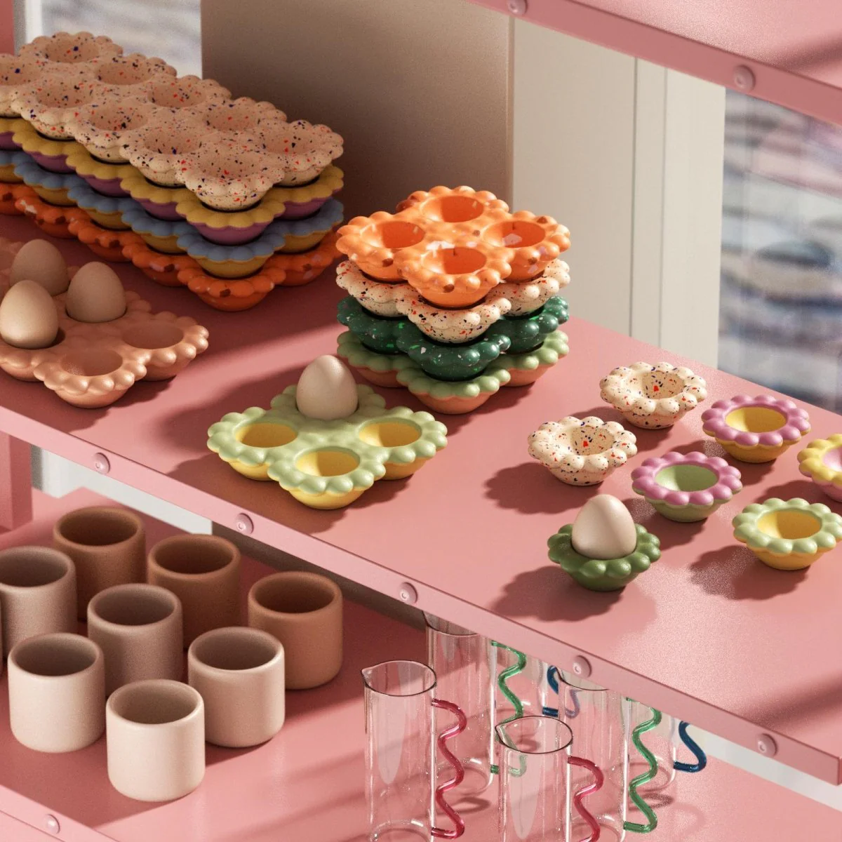 Egg Bubbly Bloom Egg Tray Mold Collection - Image 7
