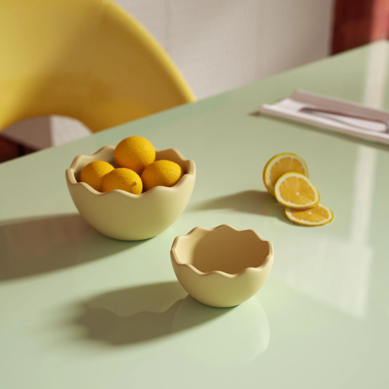 Eggshell Shaped Round Bowl Silicone Mold - Medium - Image 7