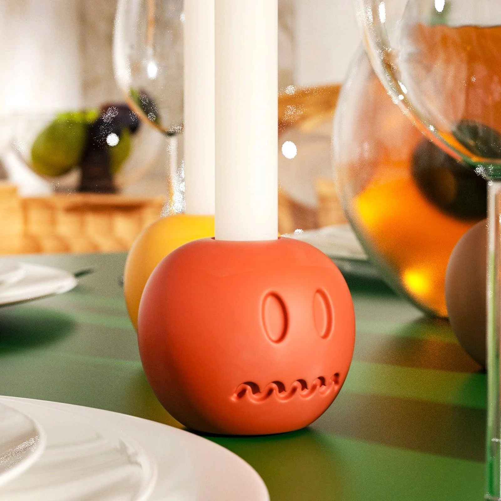 Awkward Face Taper Candle Holder Silicone Mold - Image 5