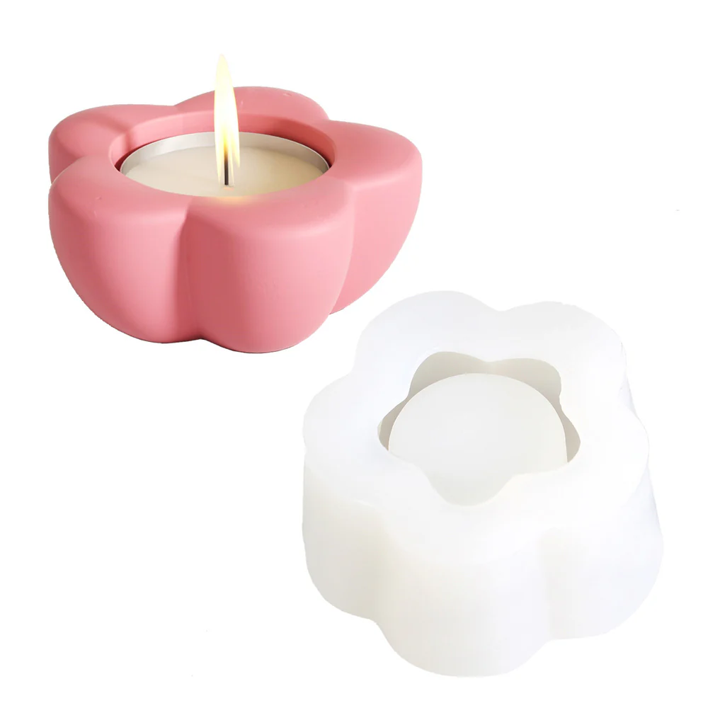 Floral Tea Light Candle Holder Mould - Image 10