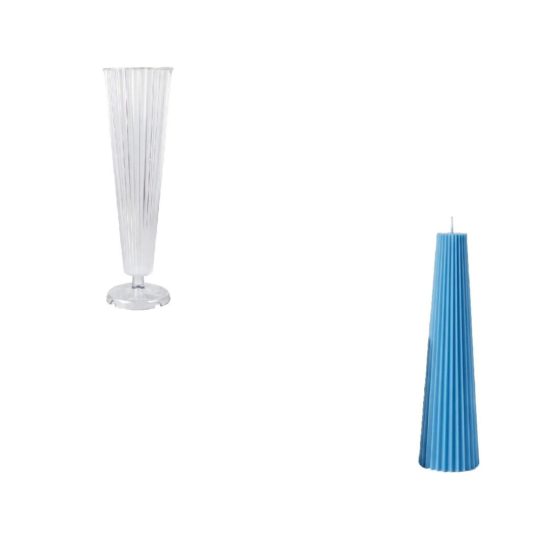 Fluted Spire Acrylic Candle Mold - Image 8