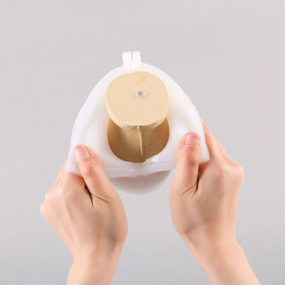 Human Face Cement Planter Silicone Mold Concrete Pot Mould - Image 5