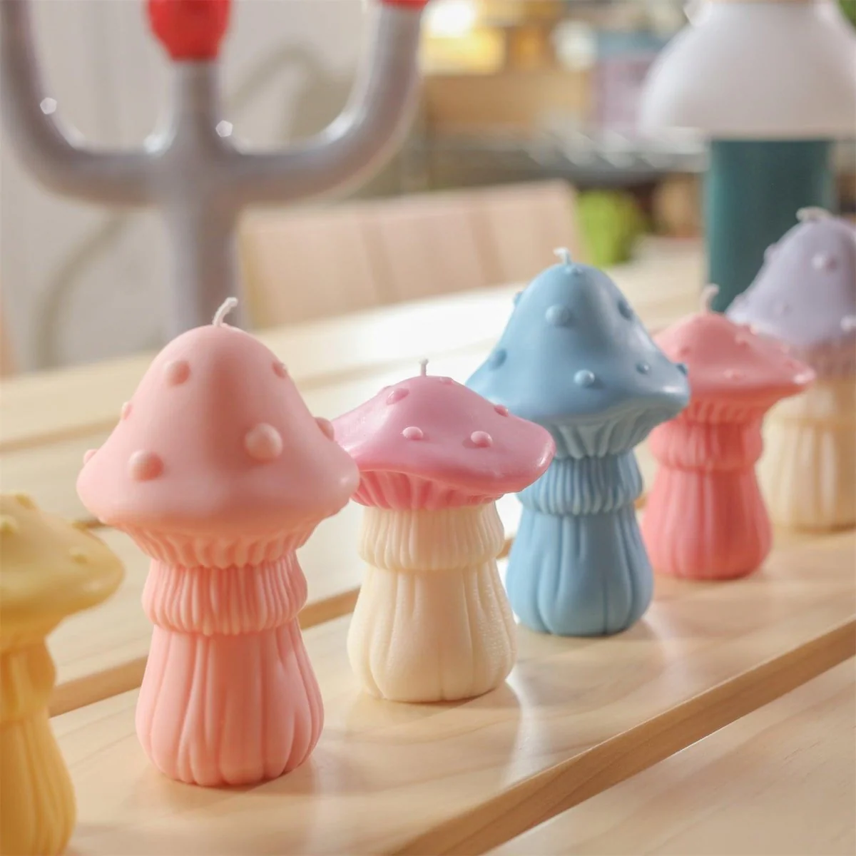 Funky Mushroom Candle Silicone Mold - Image 8