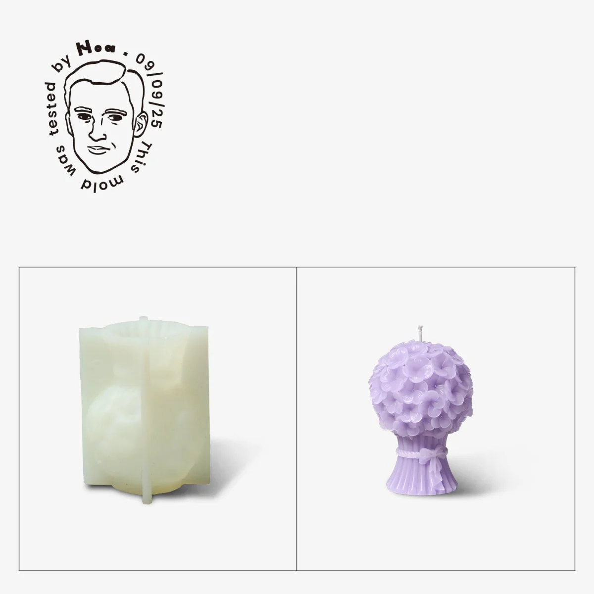 Gently Used Eternal Bloom Candle Silicone Mold Collection - Image 10