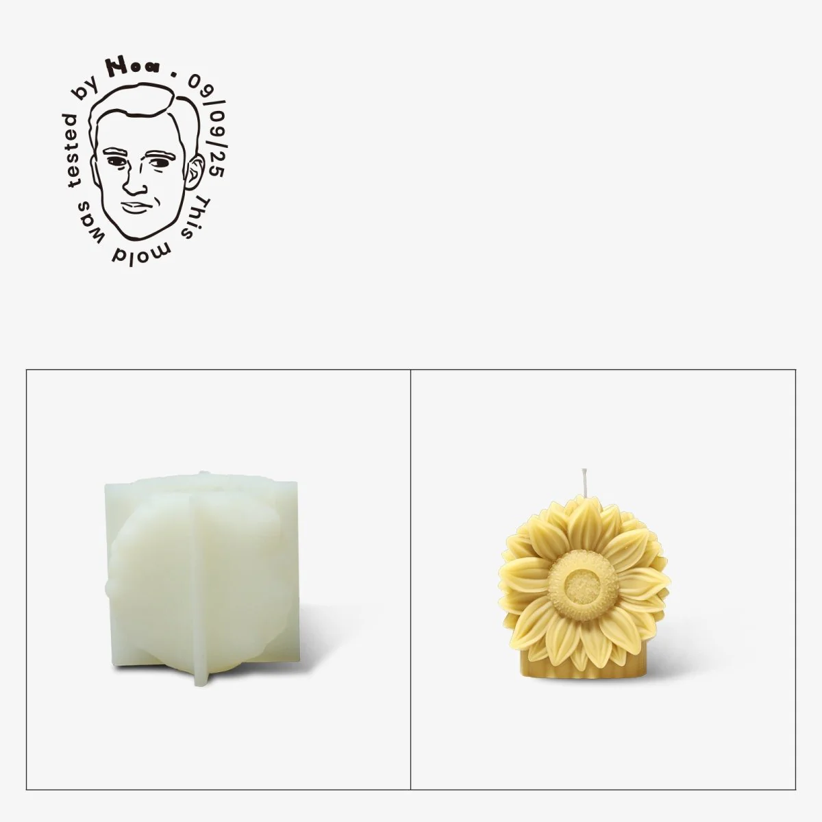 Gently Used Eternal Bloom Candle Silicone Mold Collection - Image 14