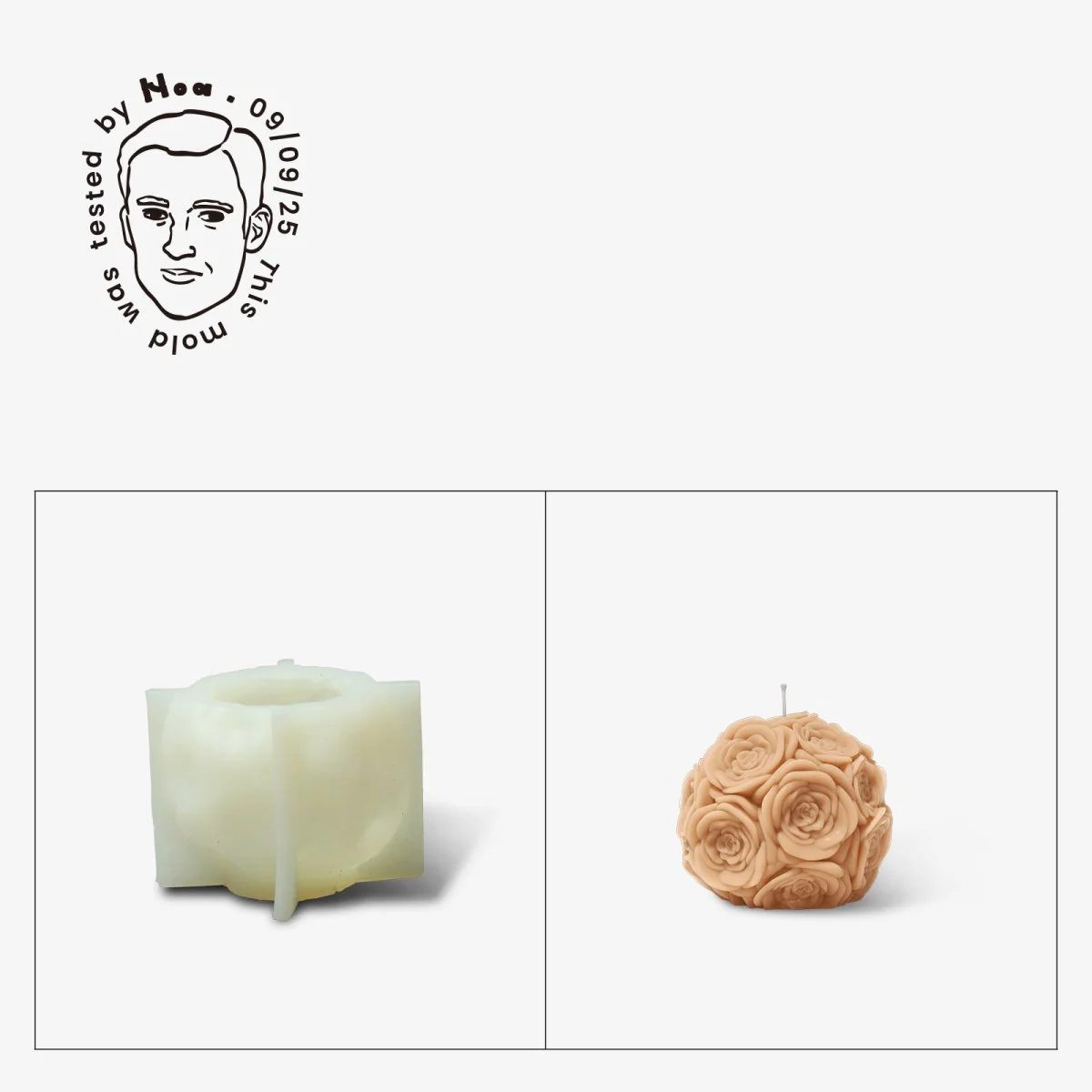 Gently Used Eternal Bloom Candle Silicone Mold Collection - Image 7