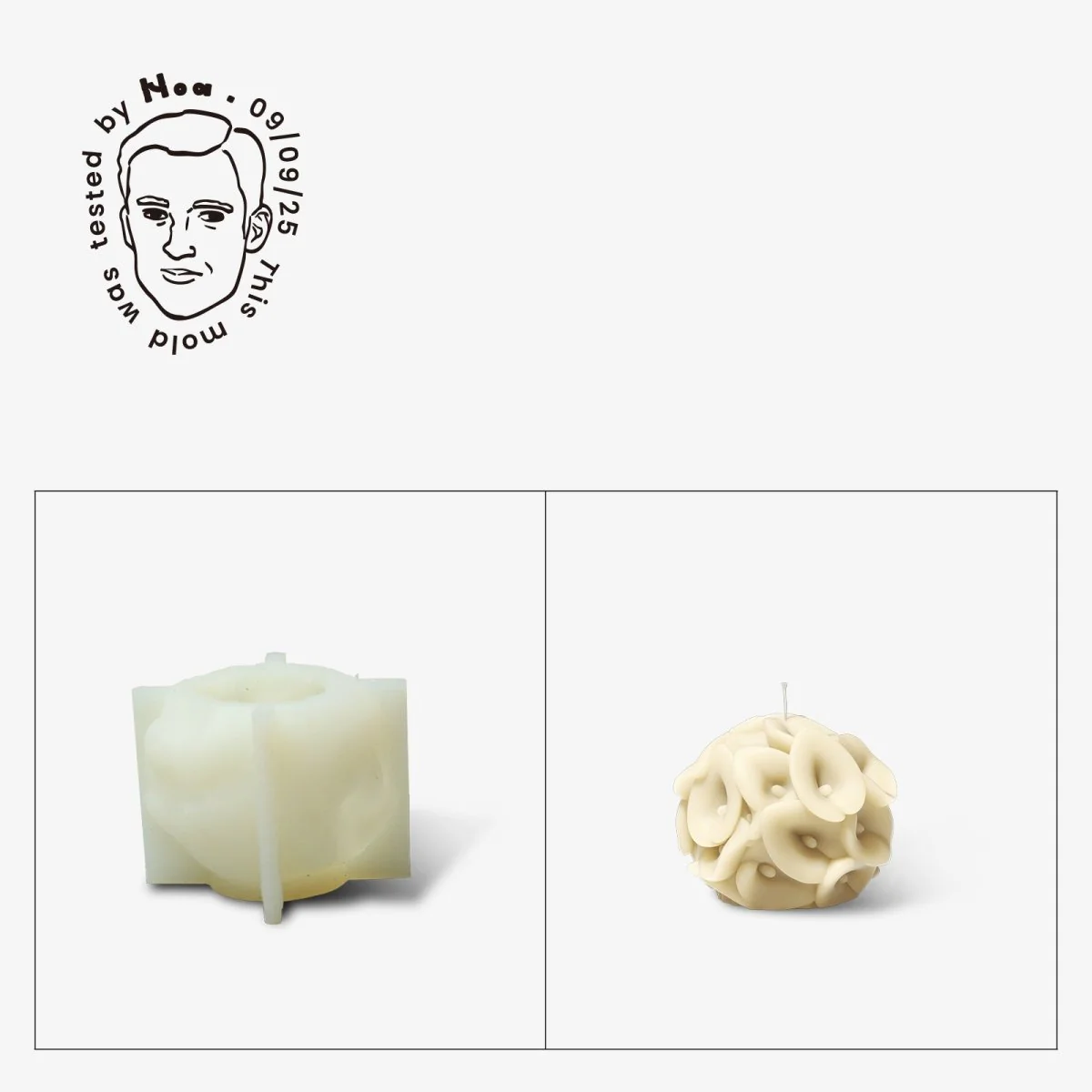 Gently Used Eternal Bloom Candle Silicone Mold Collection - Image 9