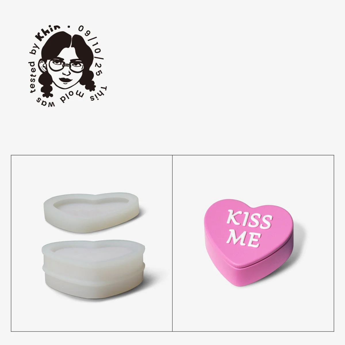 Gently Used Heartfelt Moments Silicone Mold Collection - Image 16