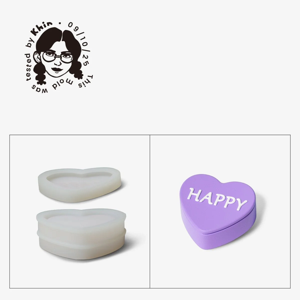 Gently Used Heartfelt Moments Silicone Mold Collection - Image 19