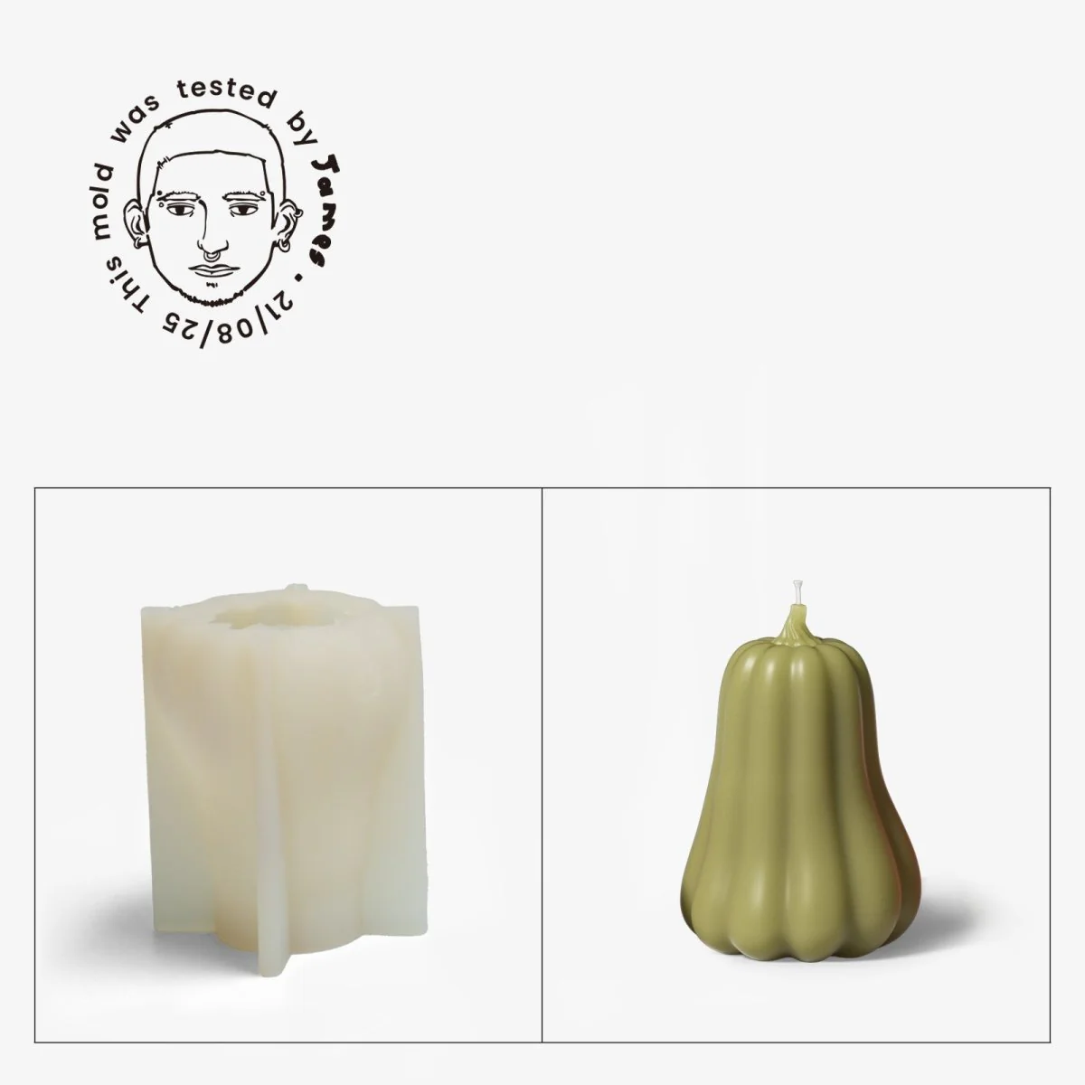 Gently Used Pumpkin Shaped Silicone Mold Collection - Image 6
