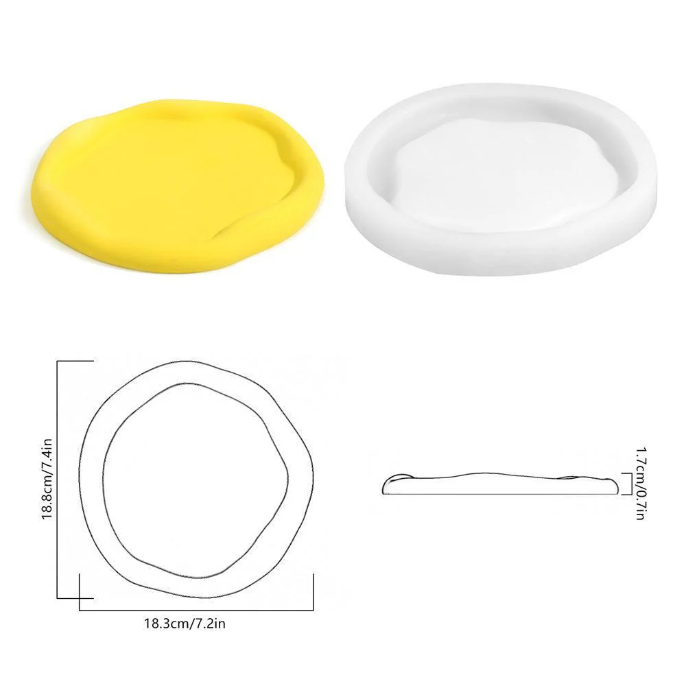 Concrete Tray with Decorative Accessories Silicone Mold Kits - Image 11