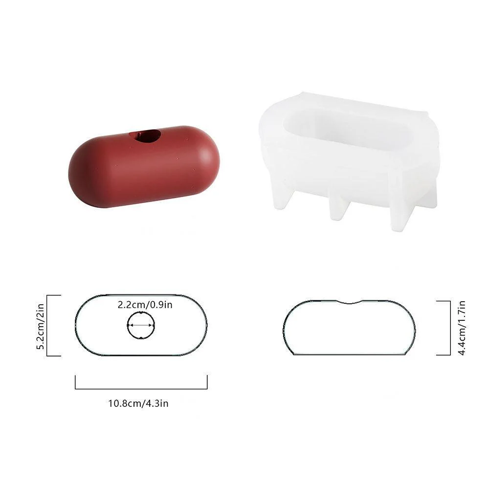 Geometric Taper Candle Holder Silicone Mold - Image 11