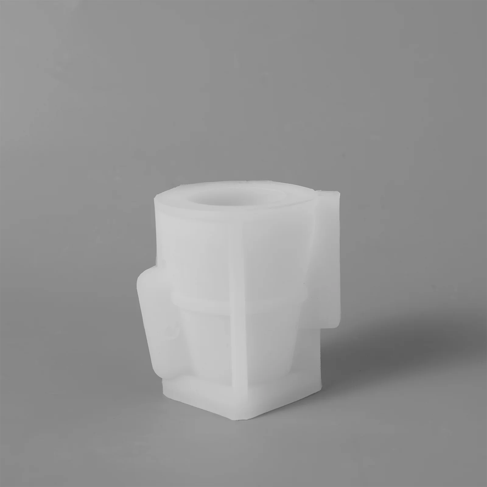 Medium Geometric Taper Candle Holder Silicone Mold - Image 7