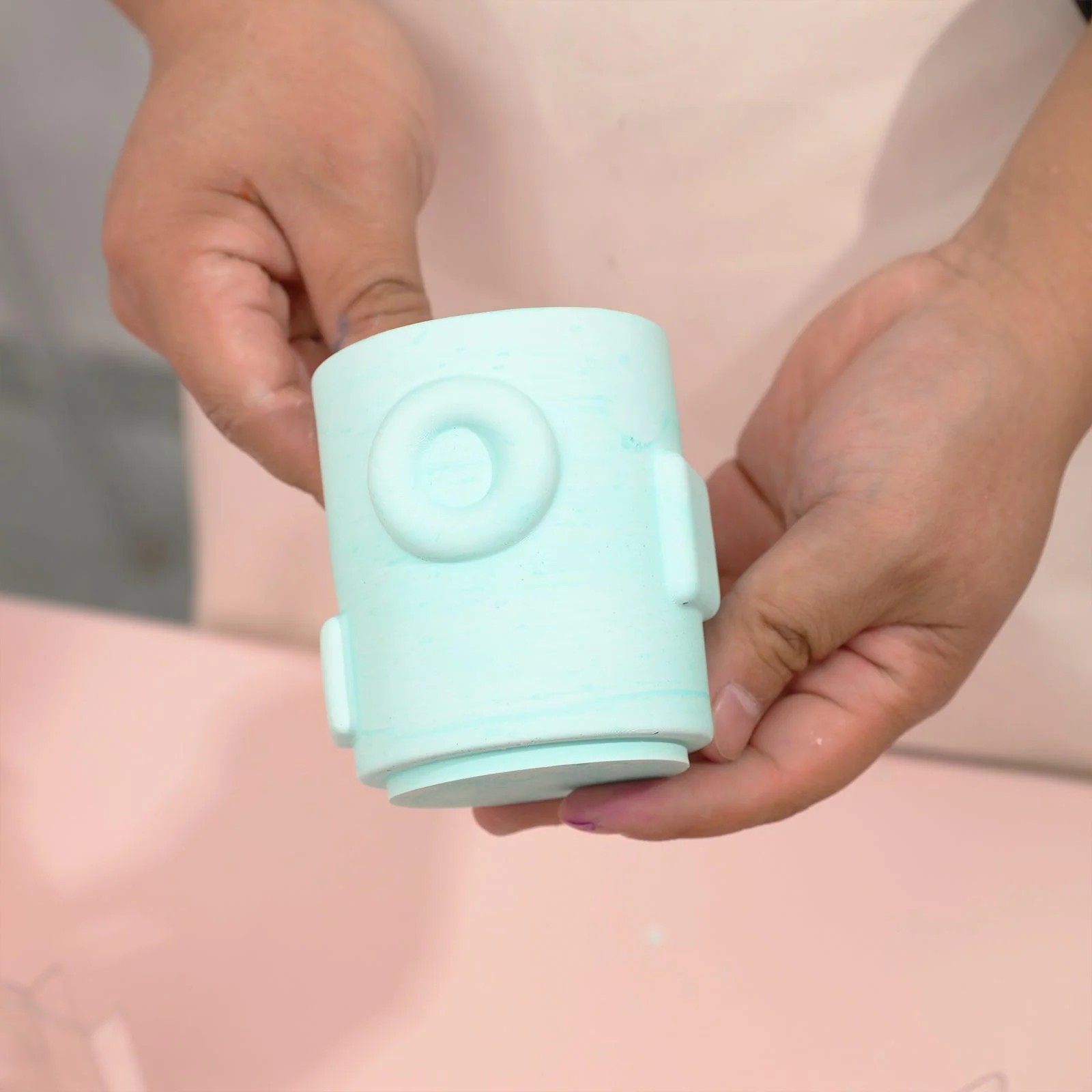 Geometric Candle Jar with Lid Silicone Mould - Image 3