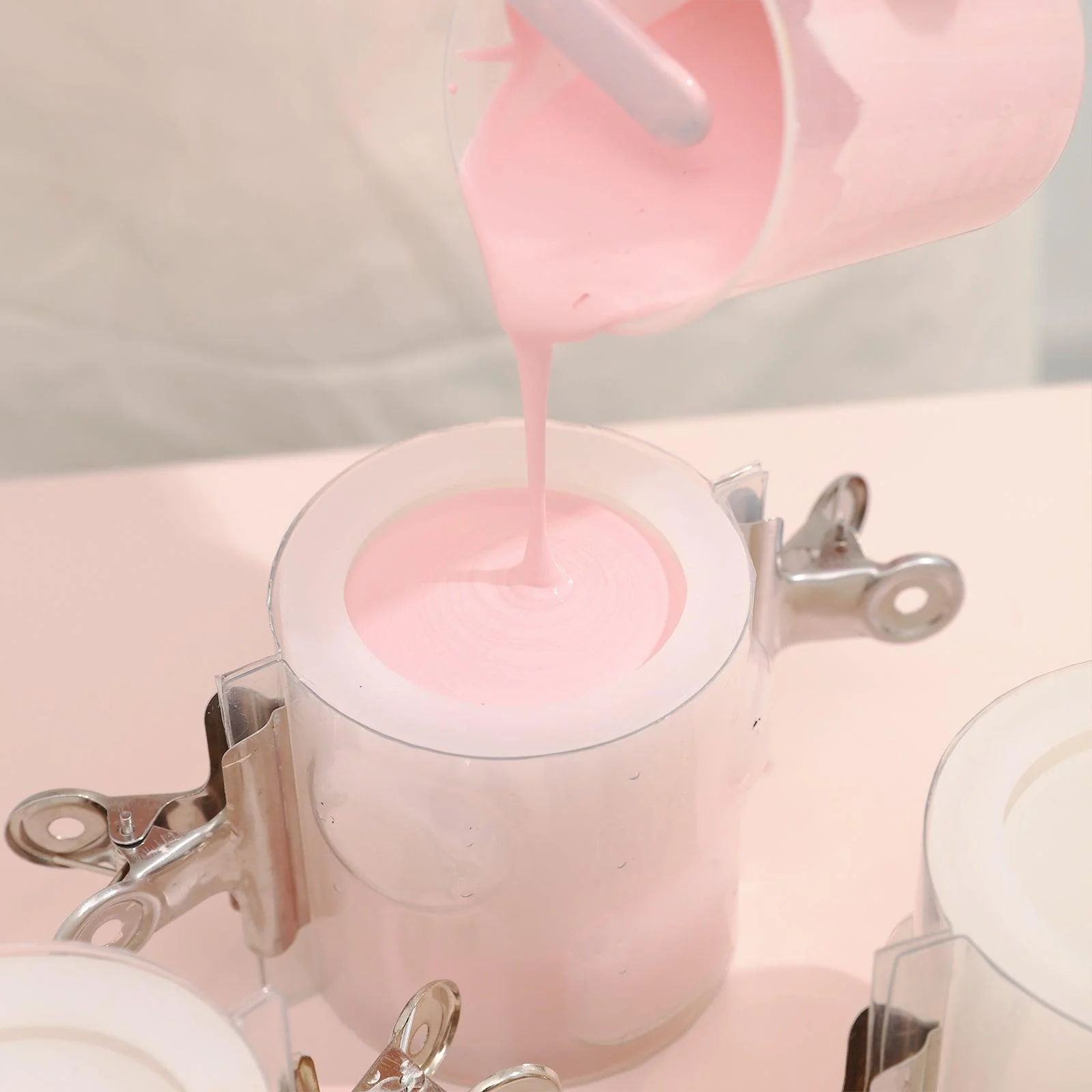 Geometric Candle Jar with Lid Silicone Mould - Image 3