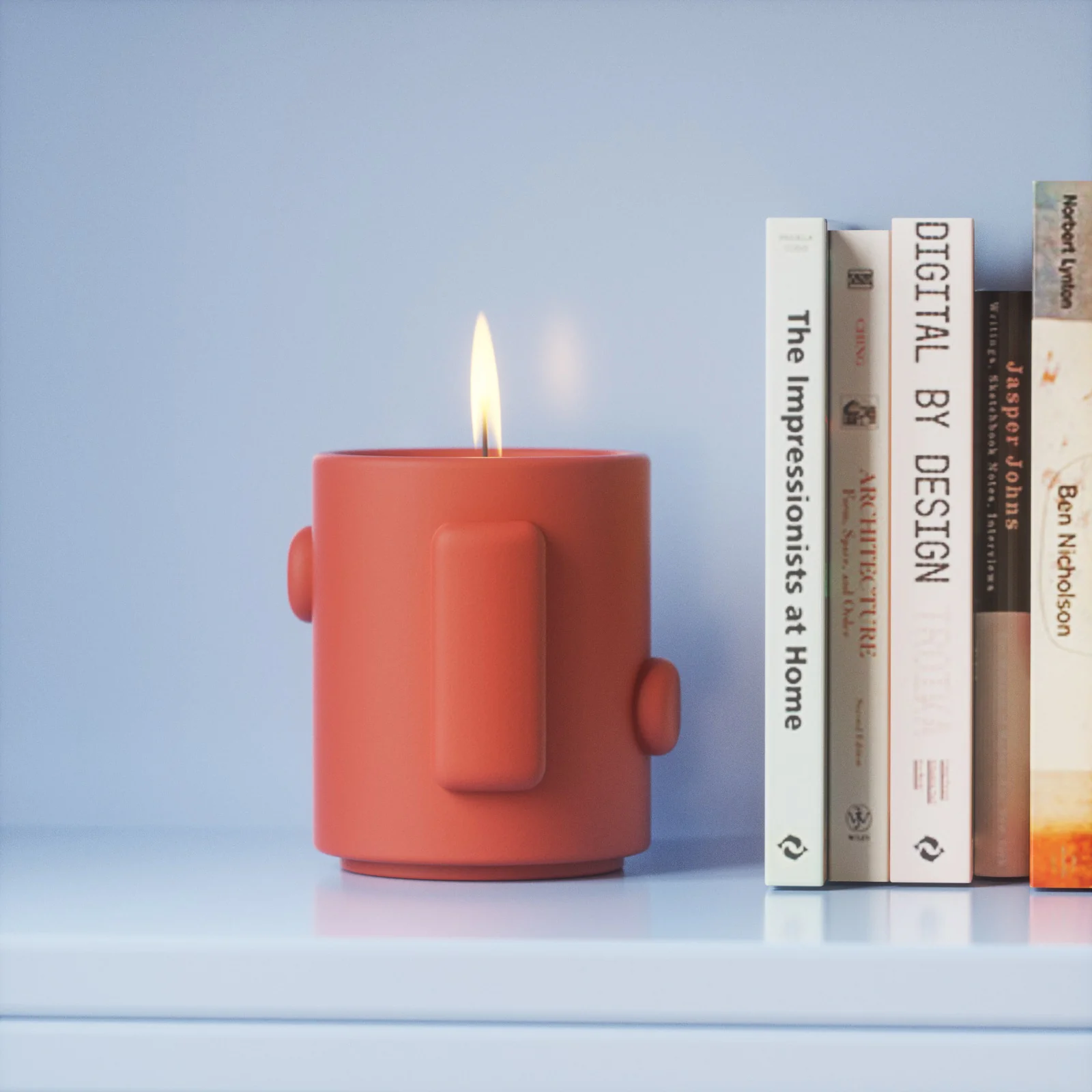 Geometric Candle Jar with Lid Silicone Mould - Image 5