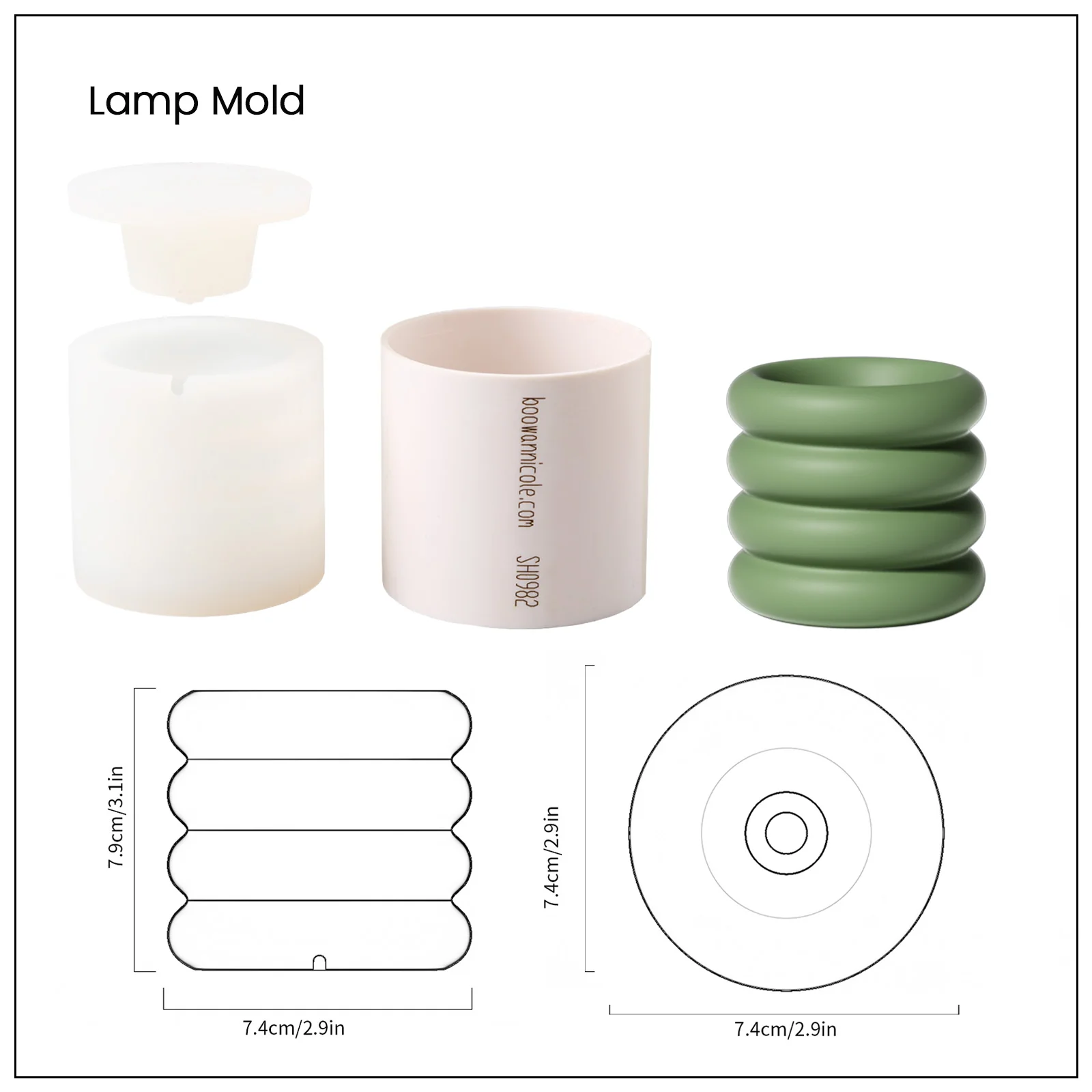 Table Lamp Silicone Mold and Accessories - Image 10