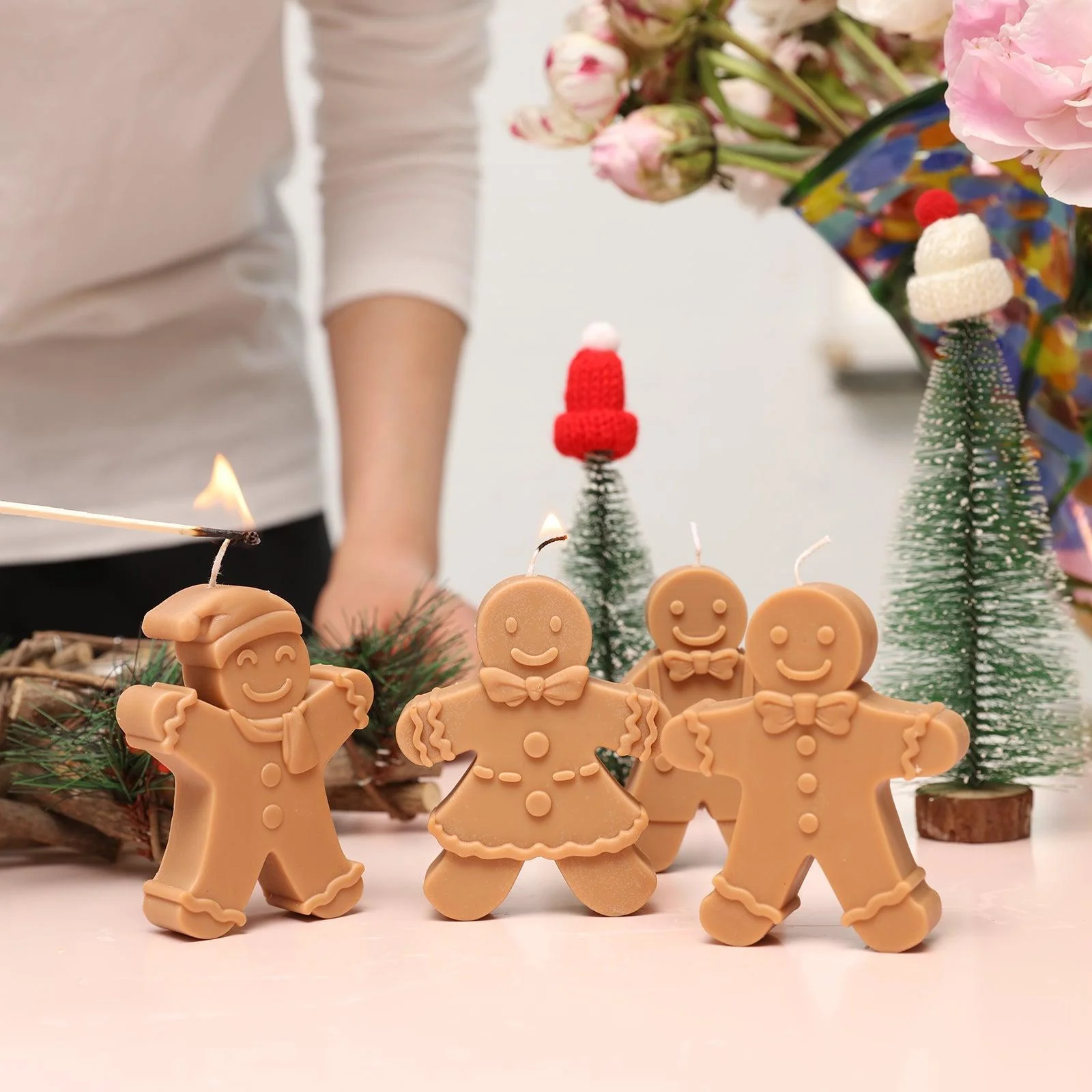 The Gingerbread Kid Silicone Candle Mold - Image 6