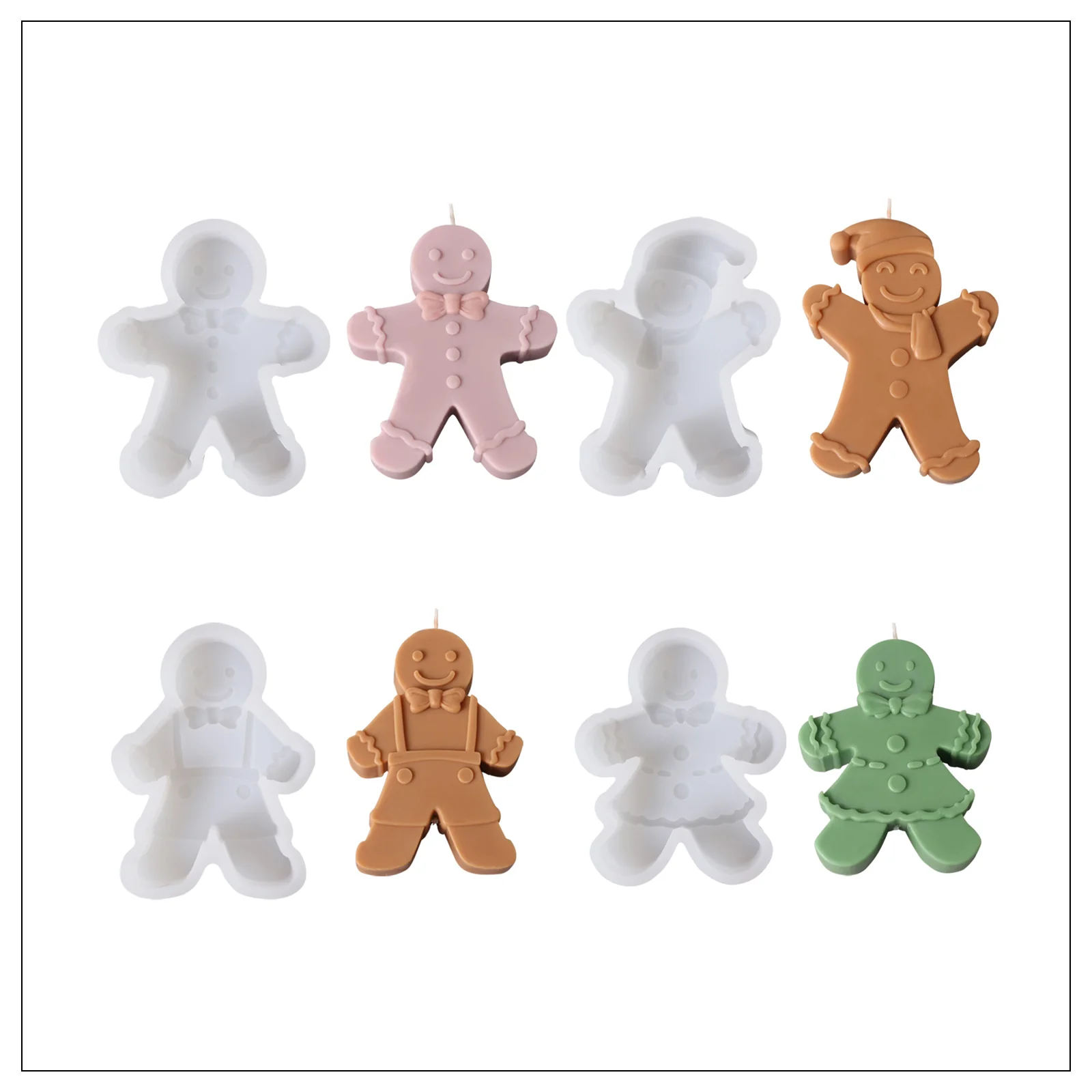 The Gingerbread Kid Silicone Candle Mold - Image 9