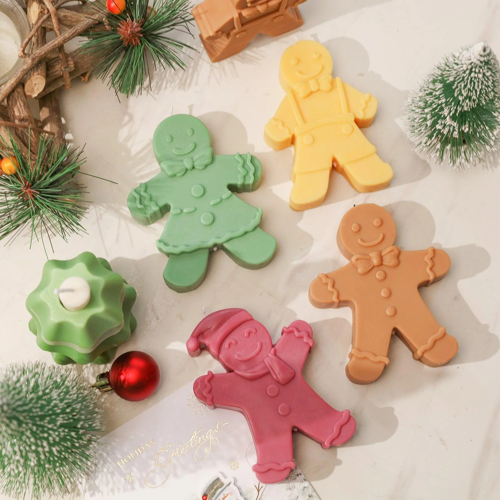 The Gingerbread Papa Silicone Candle Mold - Image 6