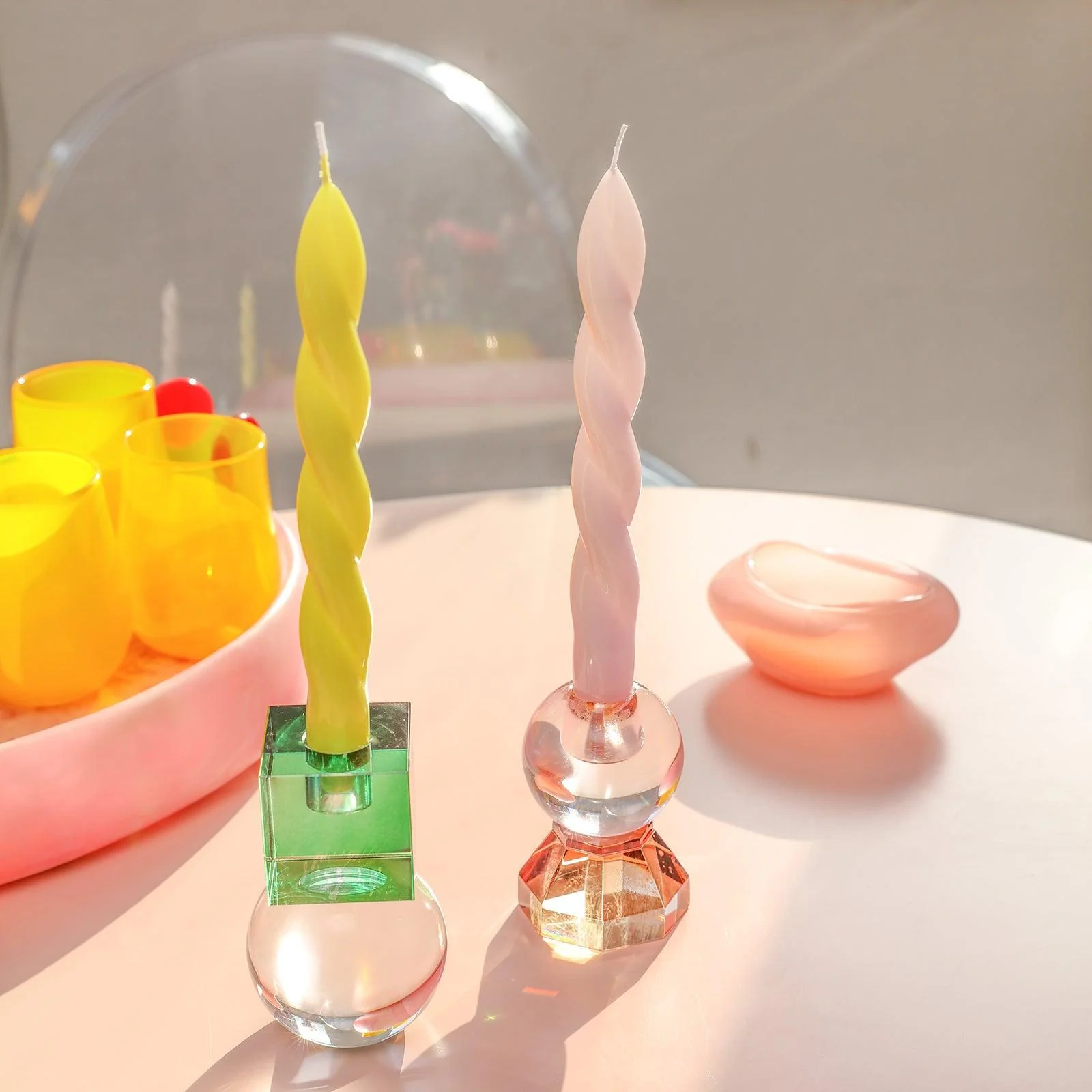 Thick Braided Spiral Taper Candle Silicone Mold - Image 5