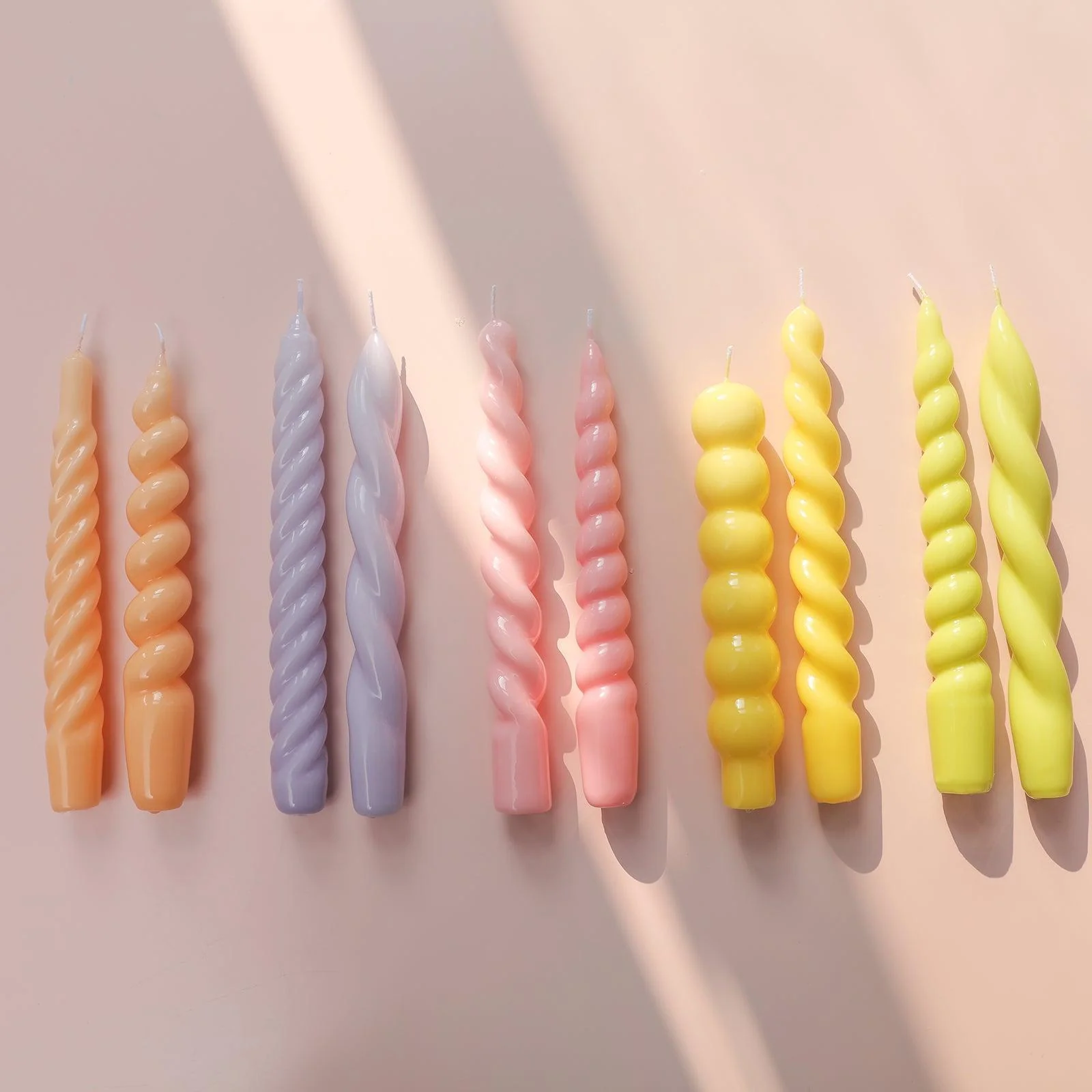 Thick Braided Spiral Taper Candle Silicone Mold - Image 7