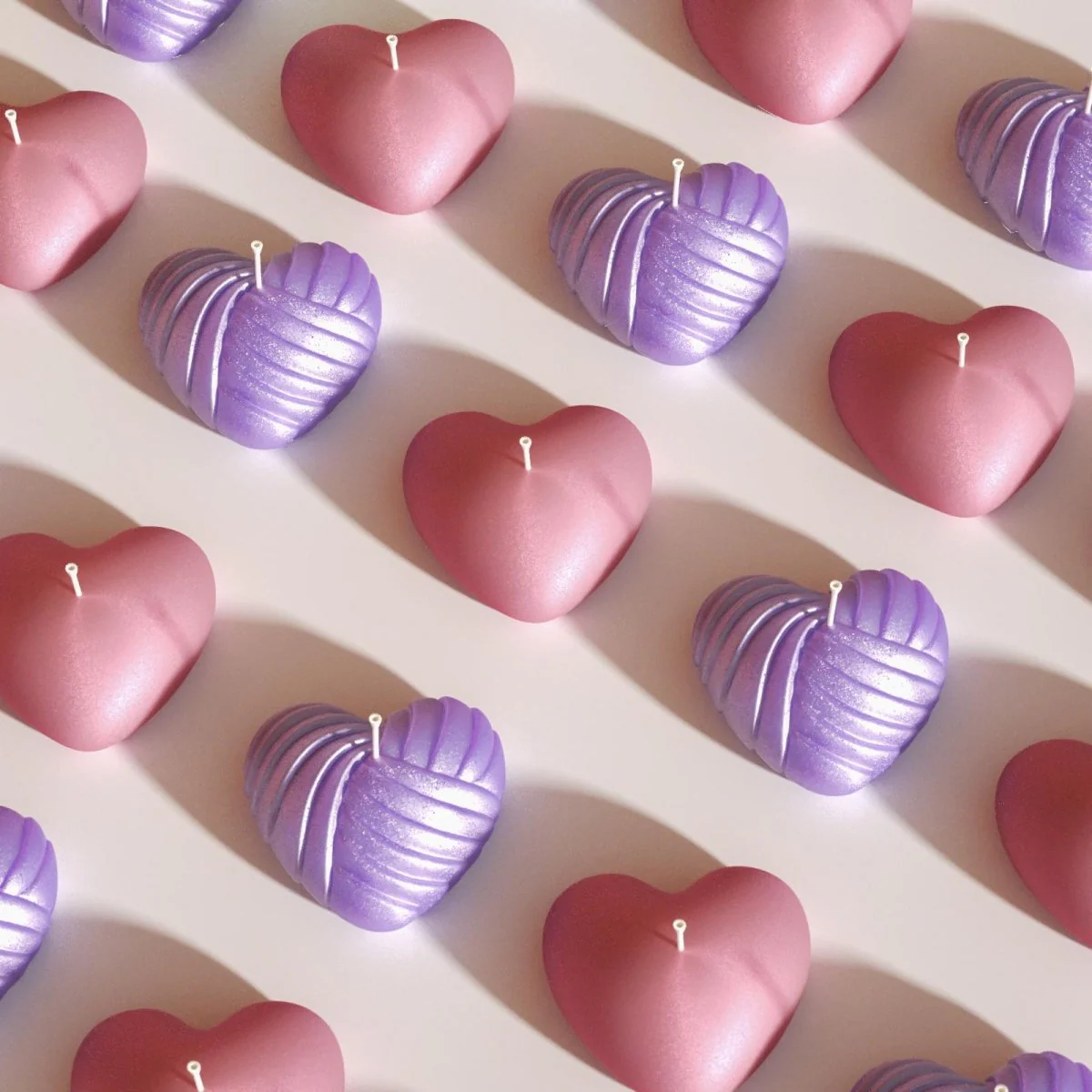 Loving Heart Mini Candle Silicone Mold - Image 8