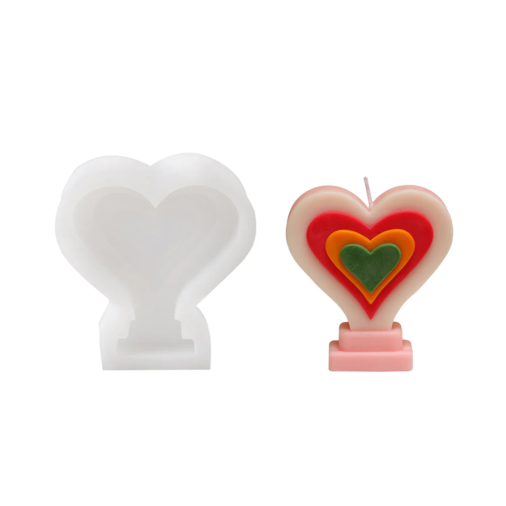Heart Shape Candle Silicone Mold Collection - Image 7