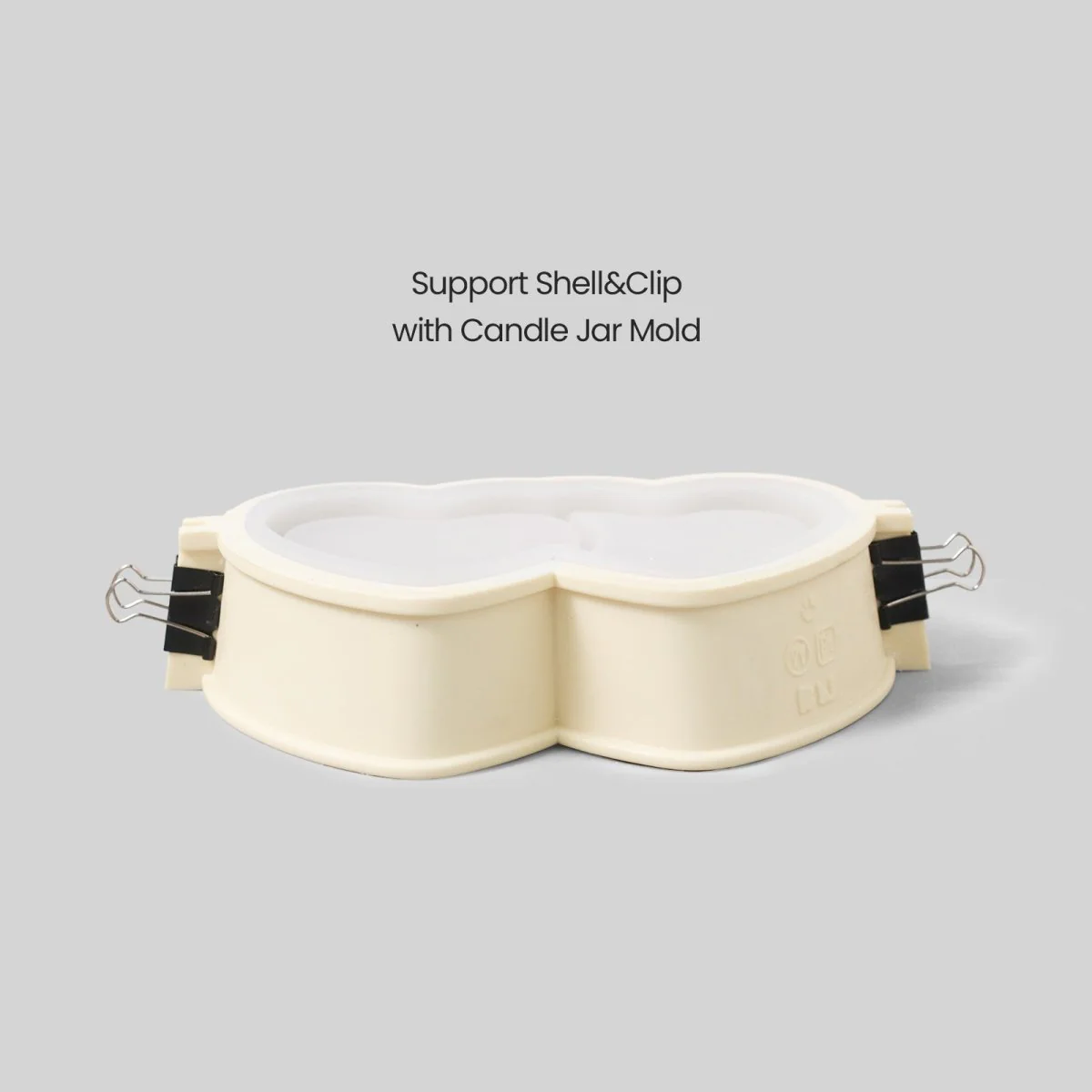 Romantic Heart-to-Heart Candle Jar Silicone Mold - Image 10