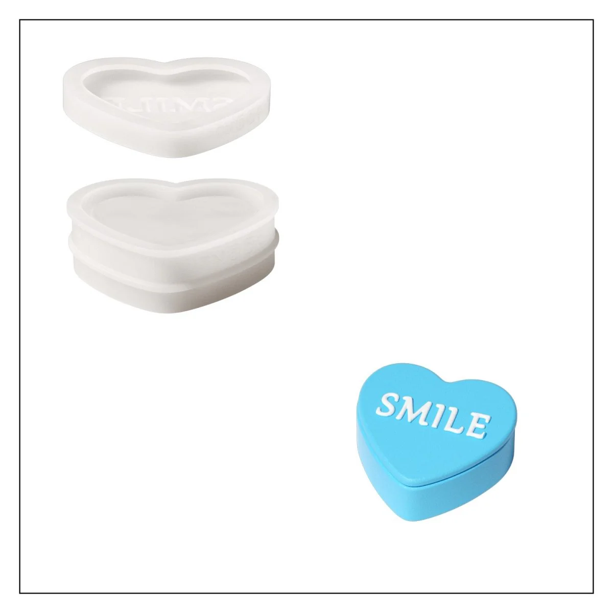 Heartfelt Love for Mom - Heart Storage Jar Silicone Mold Collection - Image 13