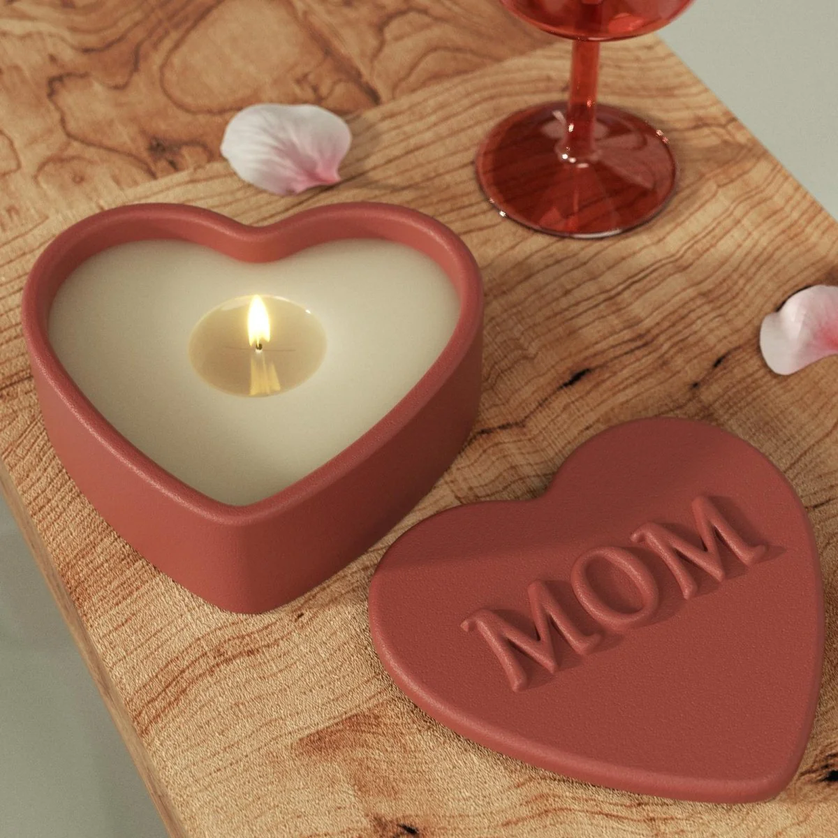 Heartfelt Love for Mom - Heart Storage Jar Silicone Mold Collection - Image 6