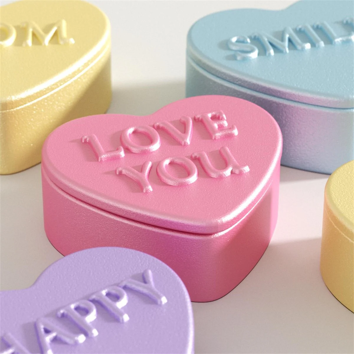 Heartfelt Love for Mom - Heart Storage Jar Silicone Mold Collection - Image 9
