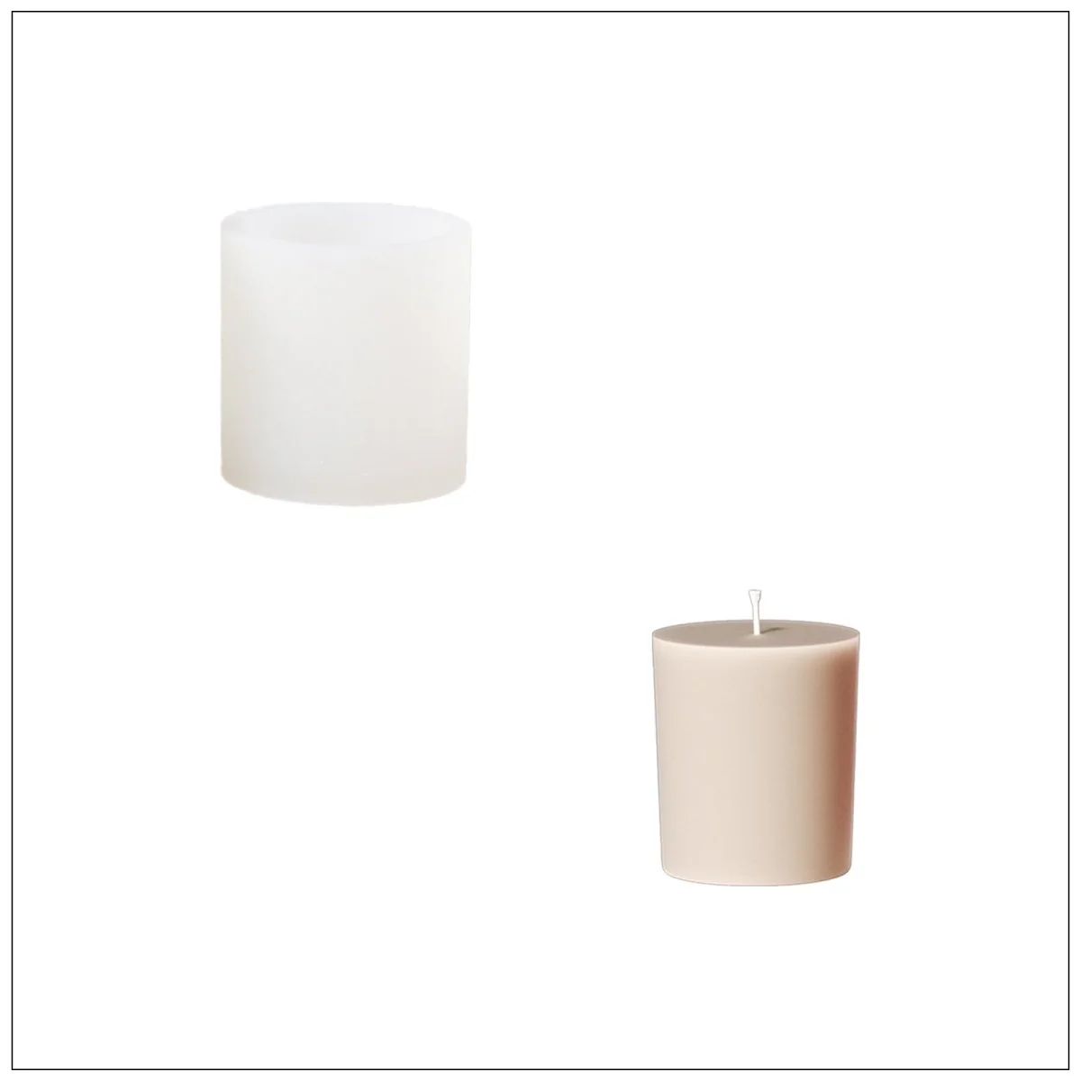 Sweetheart Sundae Candle Jar Silicone Mold & Candle Refill Silicone Mold - Image 15