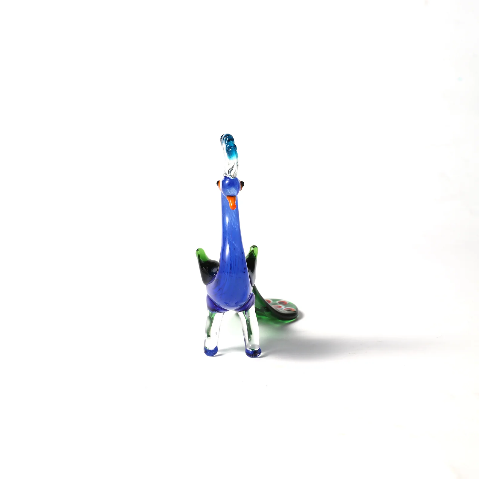 Peacock Glass Ornament - Image 3