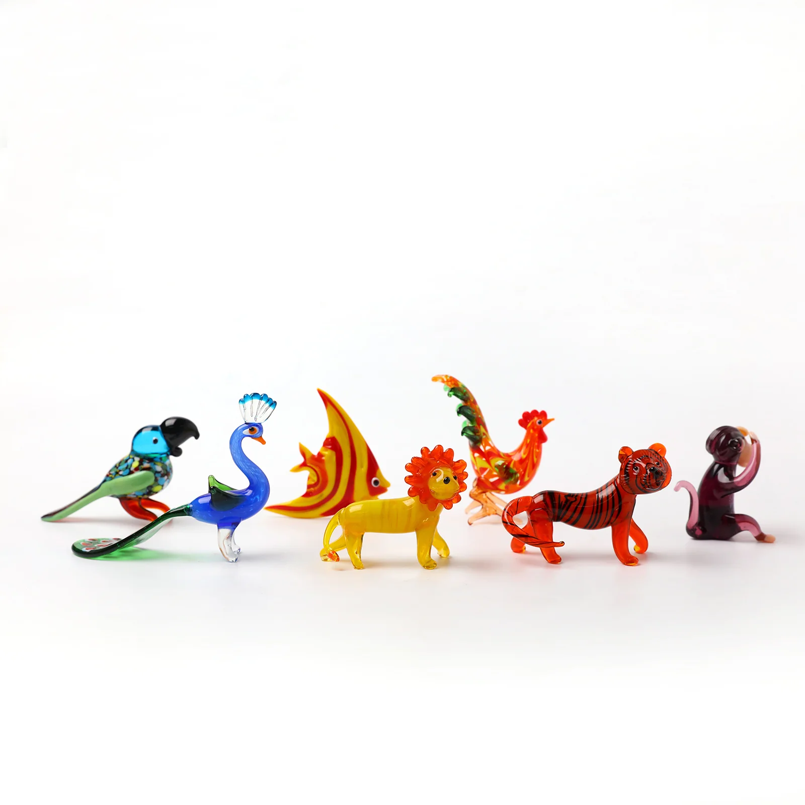 Peacock Glass Ornament - Image 9