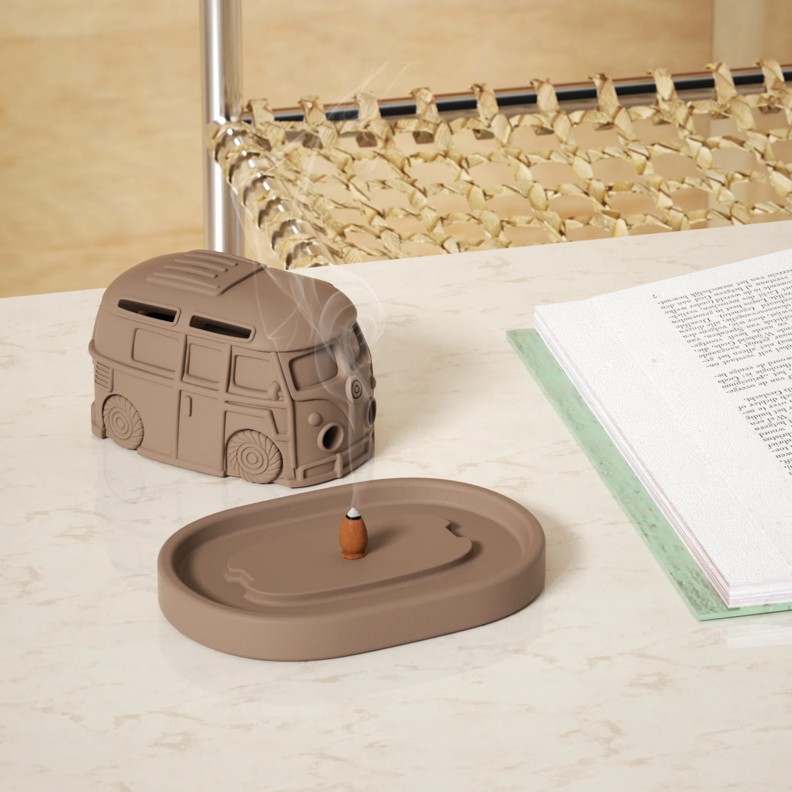 Kombi Vintage Camper Van Incense Burner Silicone Mold - Image 6