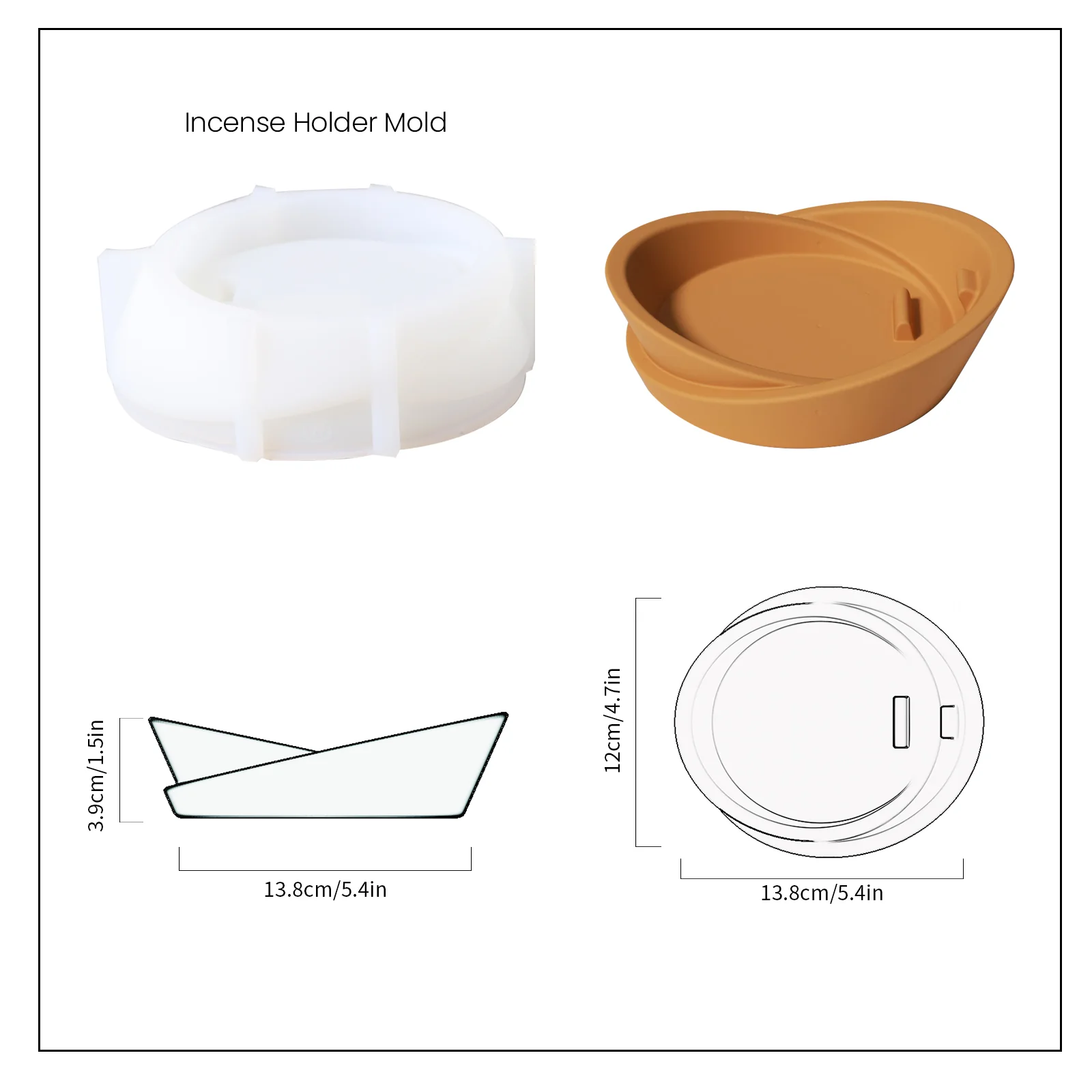 Sail-Shape Incense Holder Silicone Mold - Image 11