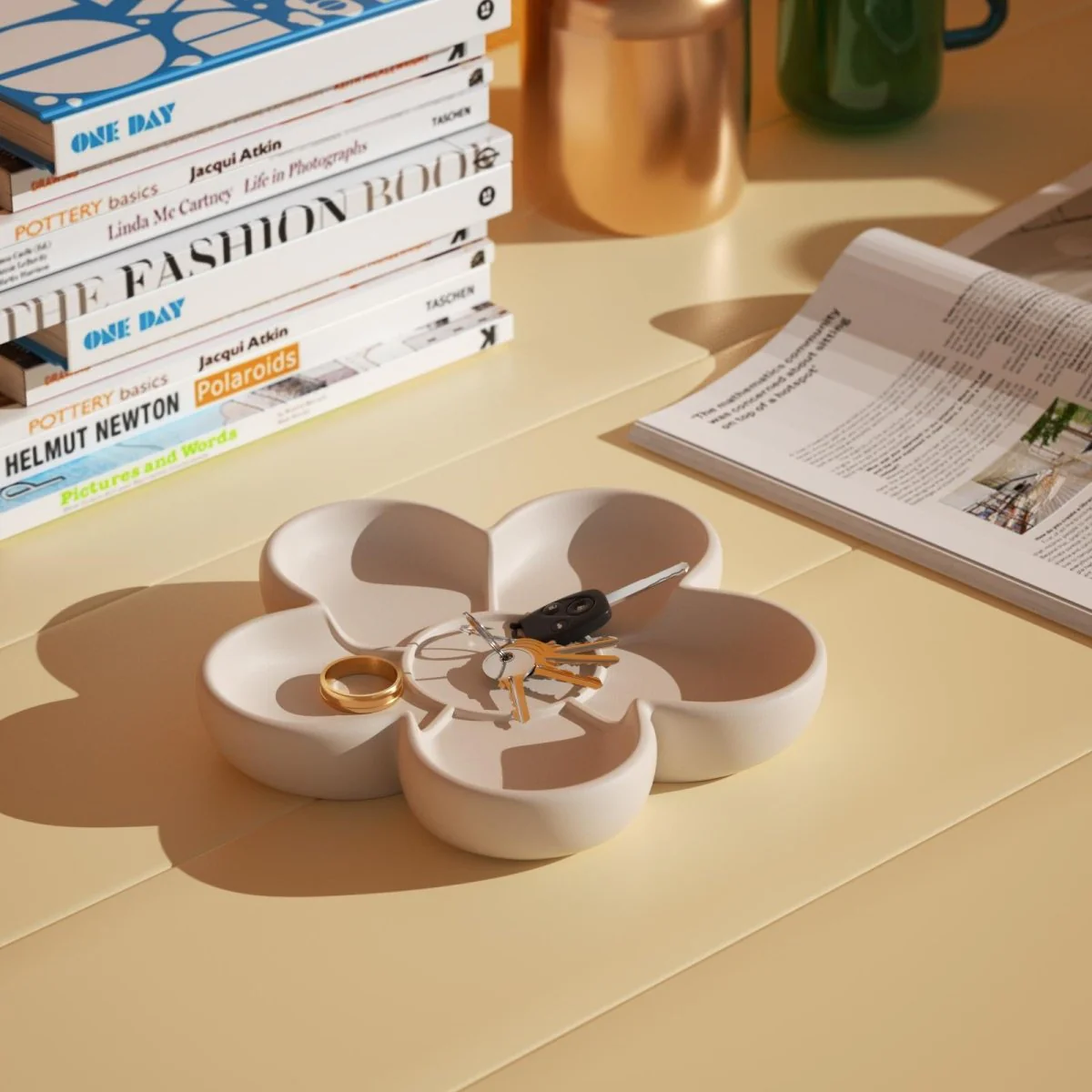 Kishkreations × Boowan Nicole ｜ Gentle Flora Blossom Rimmed Tray Silicone Mold - Image 6