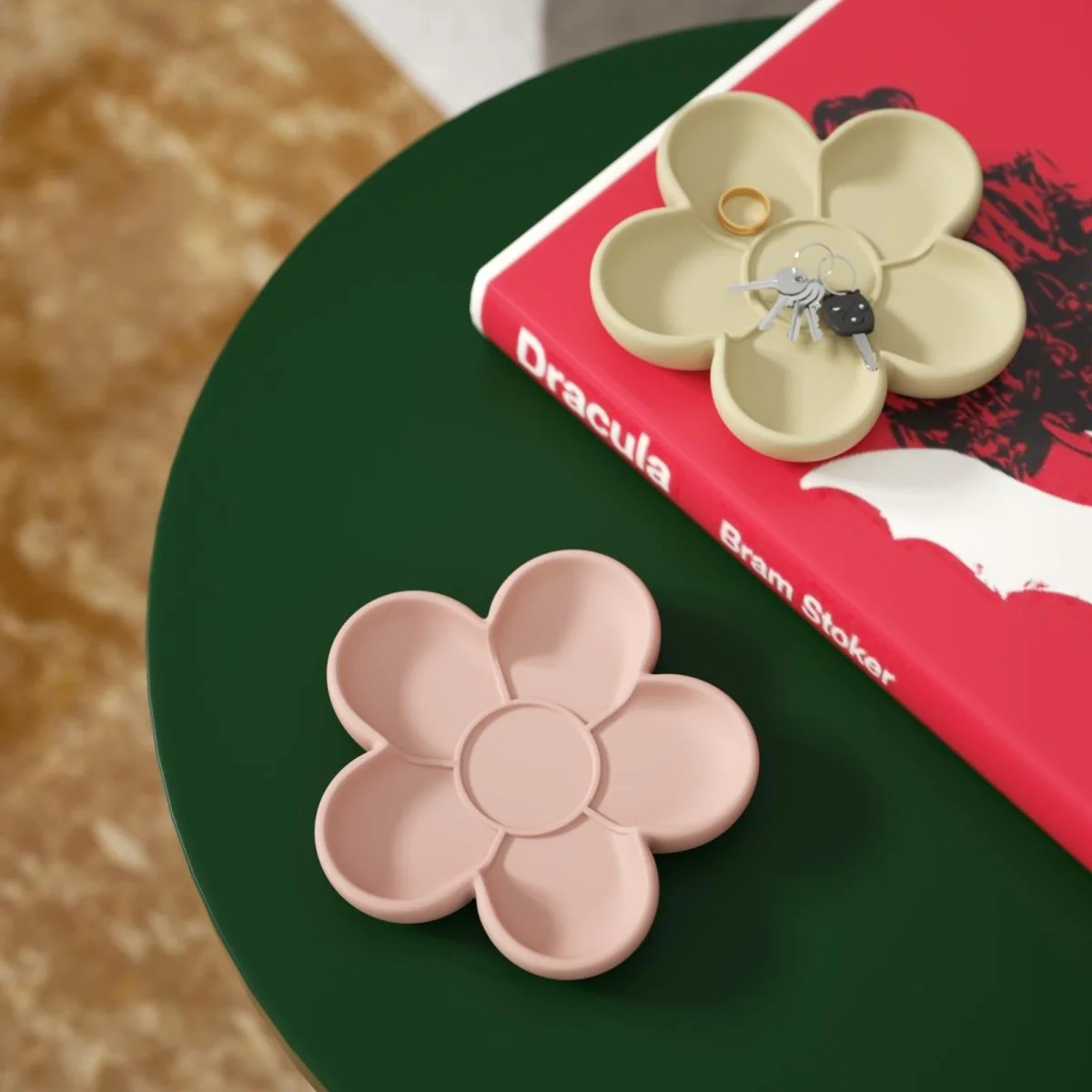 Kishkreations × Boowan Nicole ｜ Gentle Flora Blossom Rimmed Tray Silicone Mold - Image 7