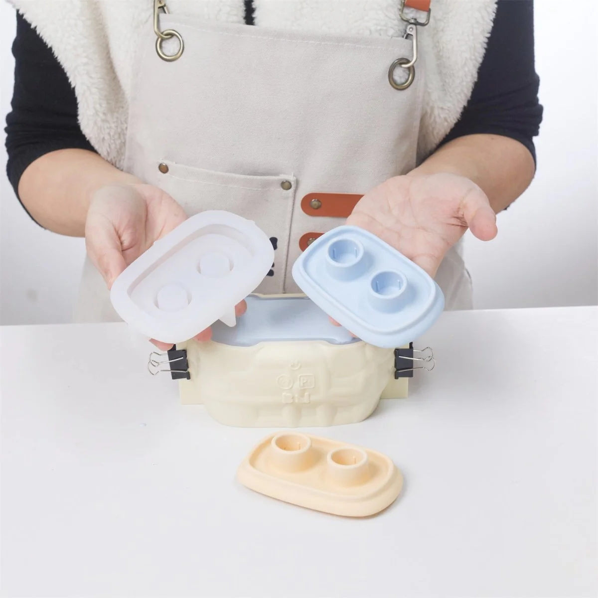 Kombi Vintage Camper Van Multi-Functional Candle Holder & Jar Silicone Mold - Image 2