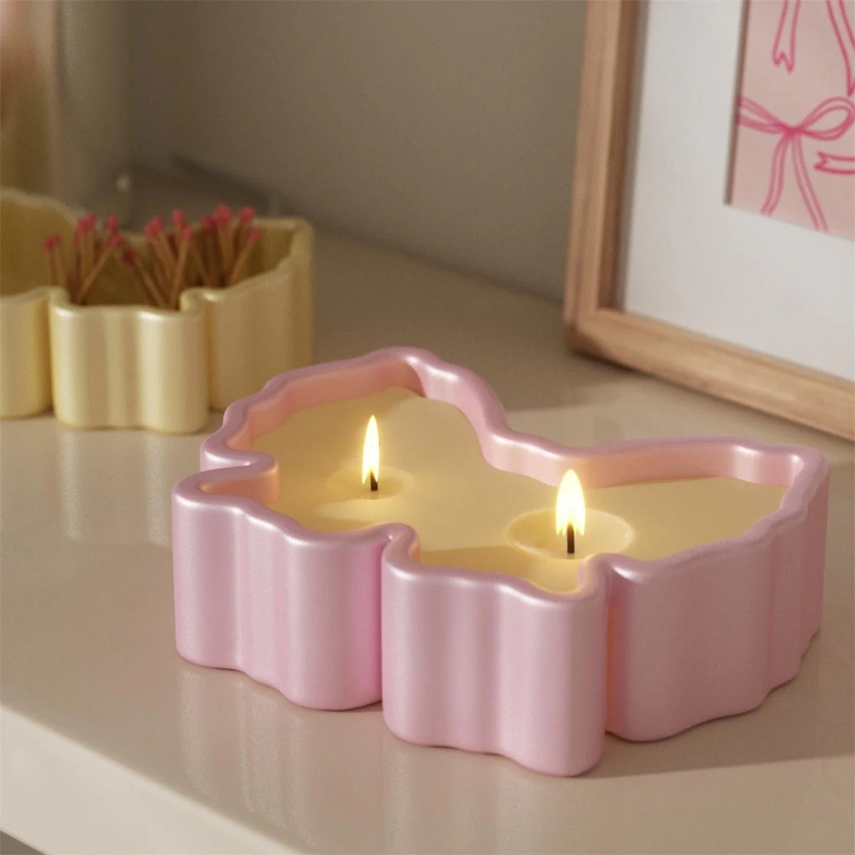 Large Puffy Bow Storage Box Silicone Mold - Image 6